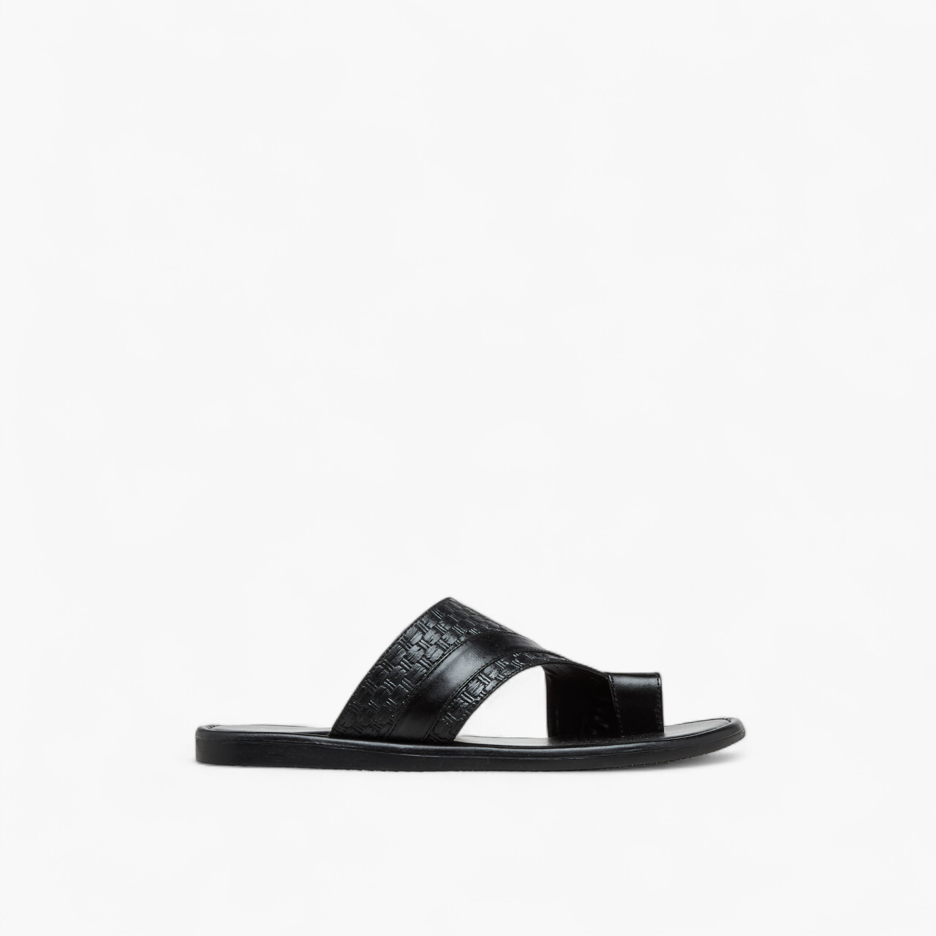 LBL by Shoexpress Textured Arabic Sandals-men-shoes-sandals-image-3