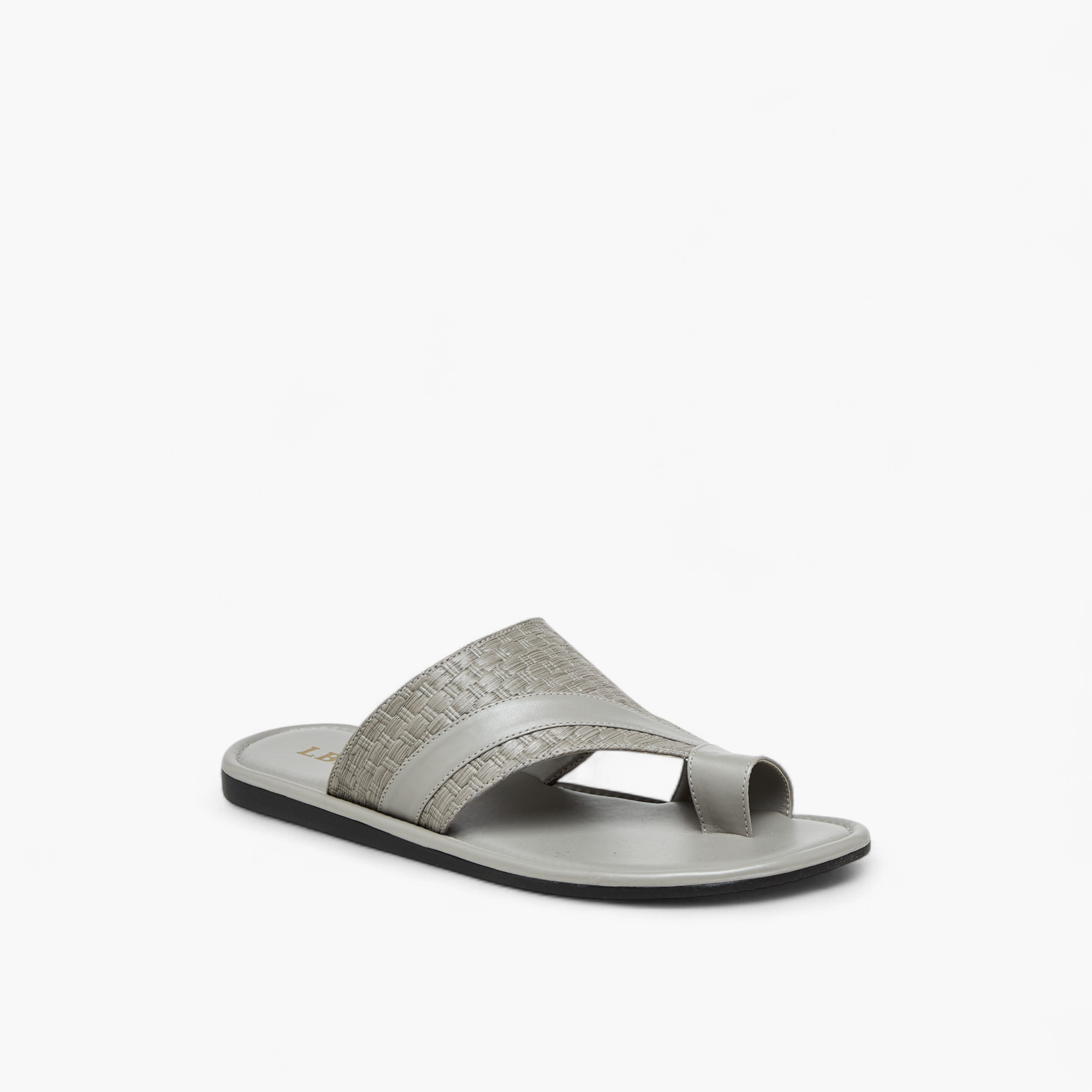 LBL by Shoexpress Textured Arabic Sandals-men-shoes-sandals-image-2