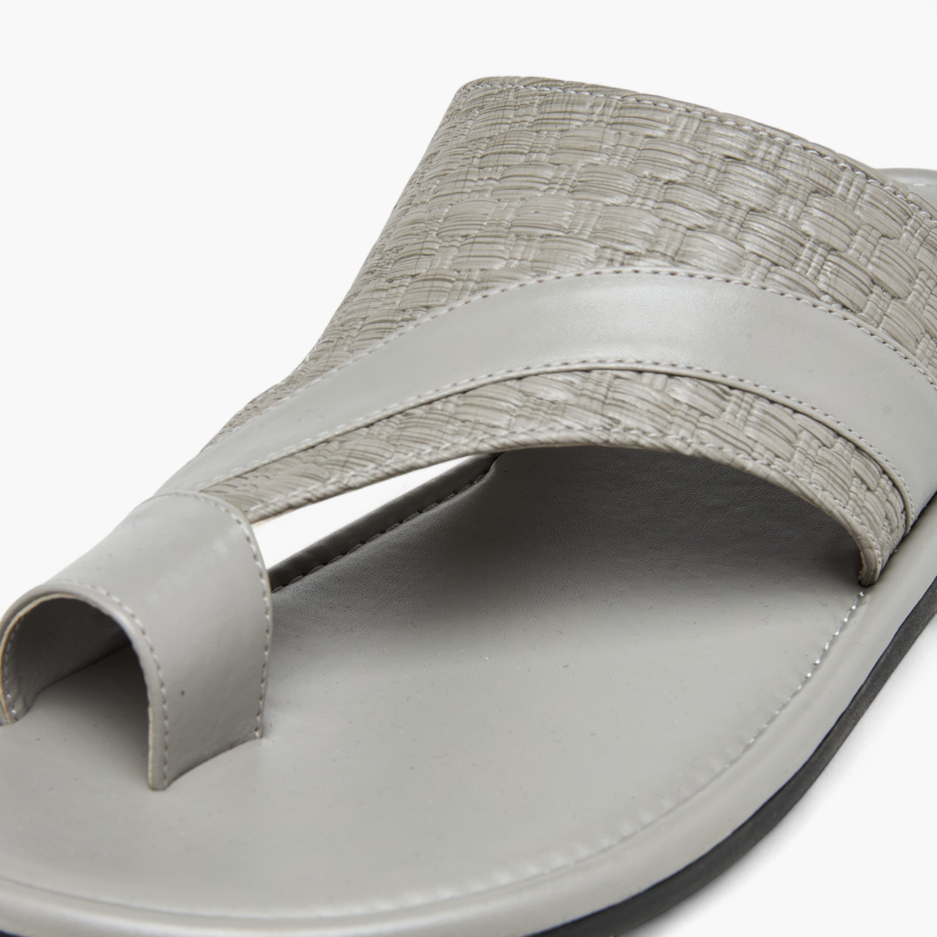 LBL by Shoexpress Textured Arabic Sandals-men-shoes-sandals-image-4
