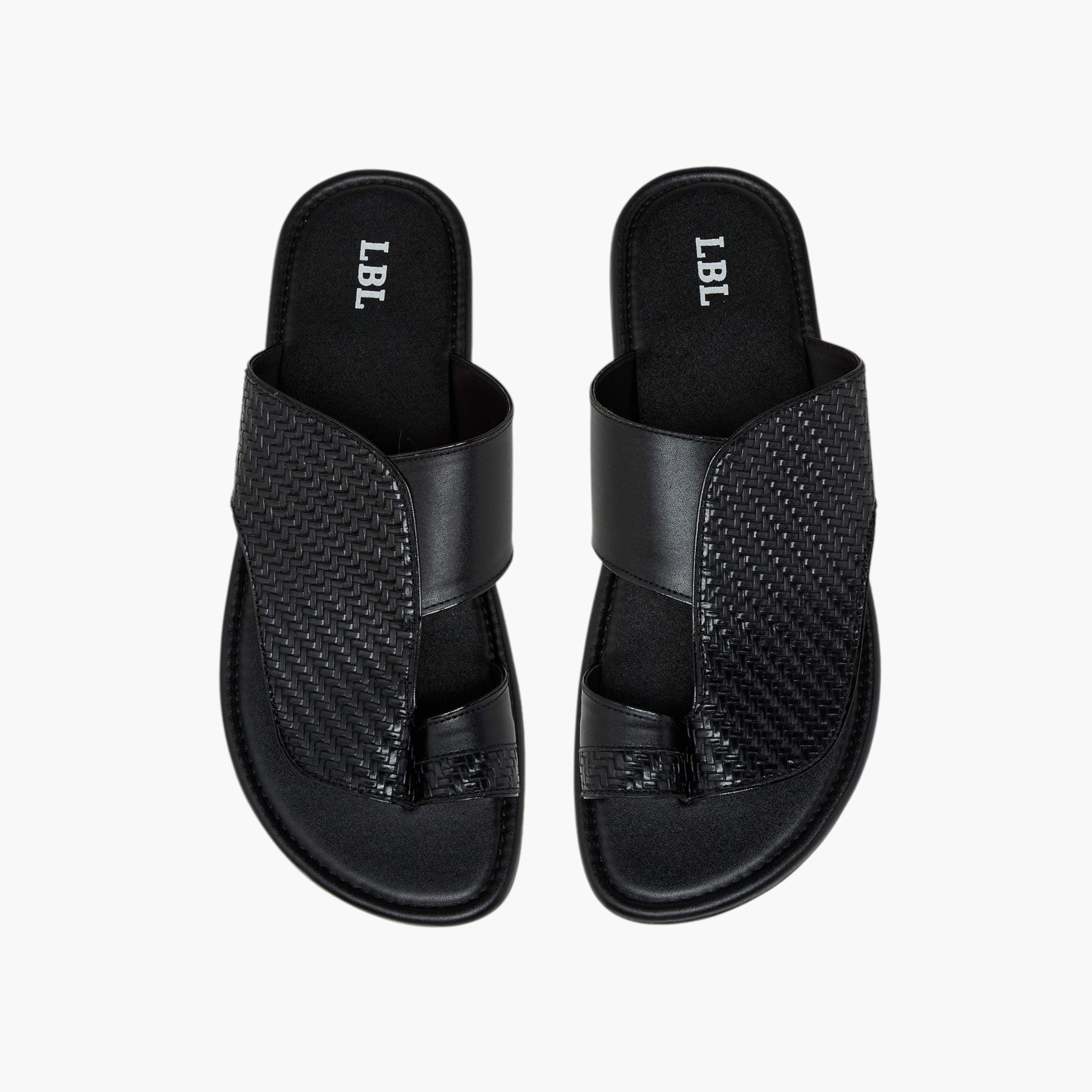 صندل عربي بارز الملمس من إل بي إل بواسطة شو إكسبريس-men-shoes-sandals-image-1