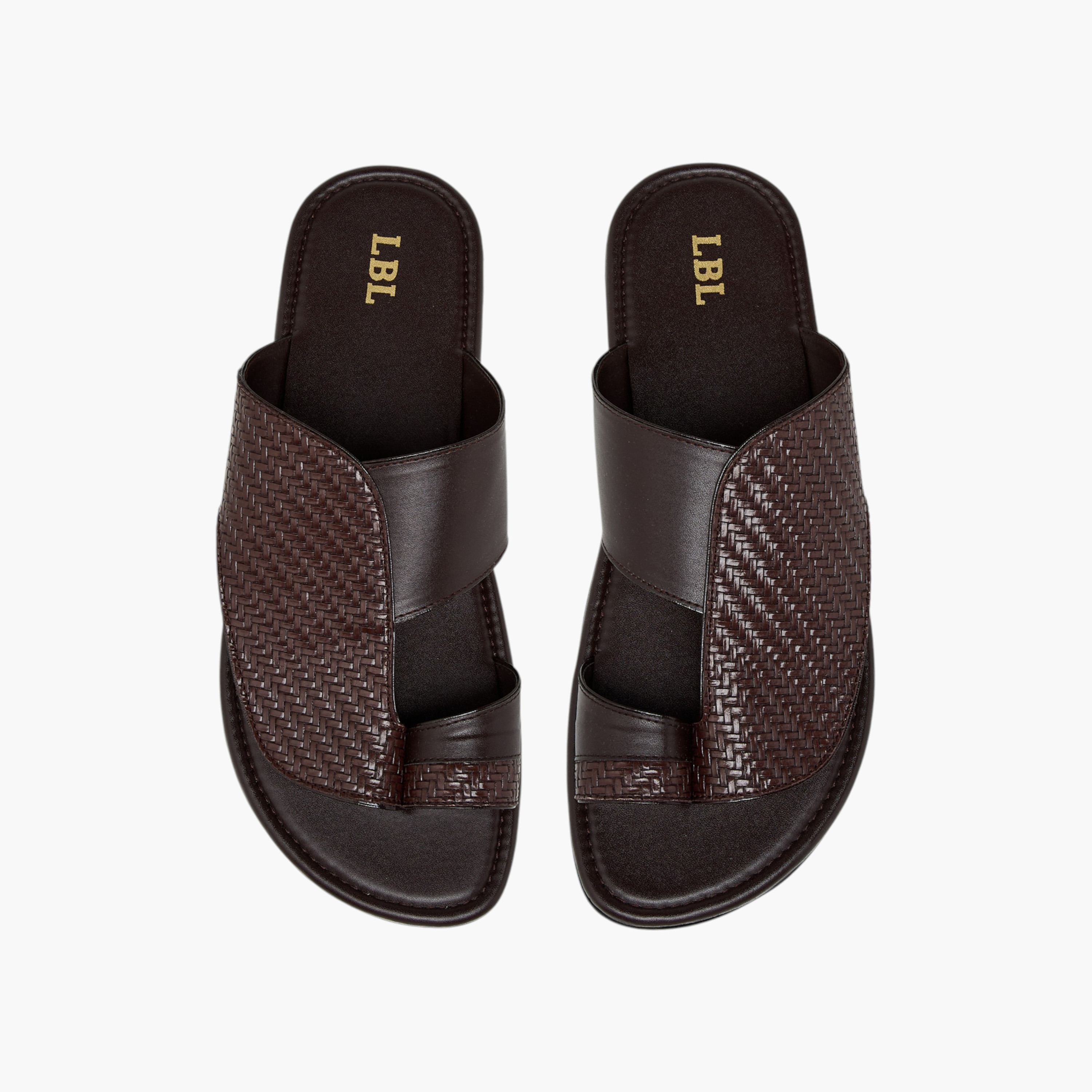 LBL by Shoexpress Textured Arabic Sandals-men-shoes-sandals-image-1