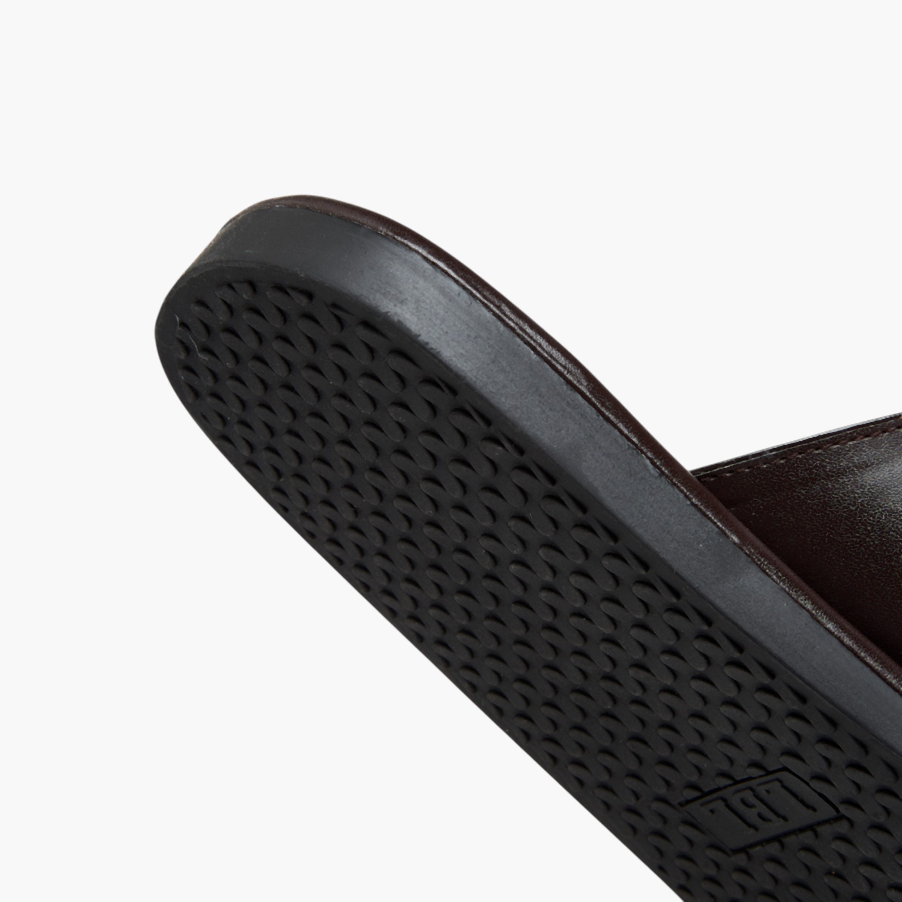LBL by Shoexpress Textured Arabic Sandals-men-shoes-sandals-image-6