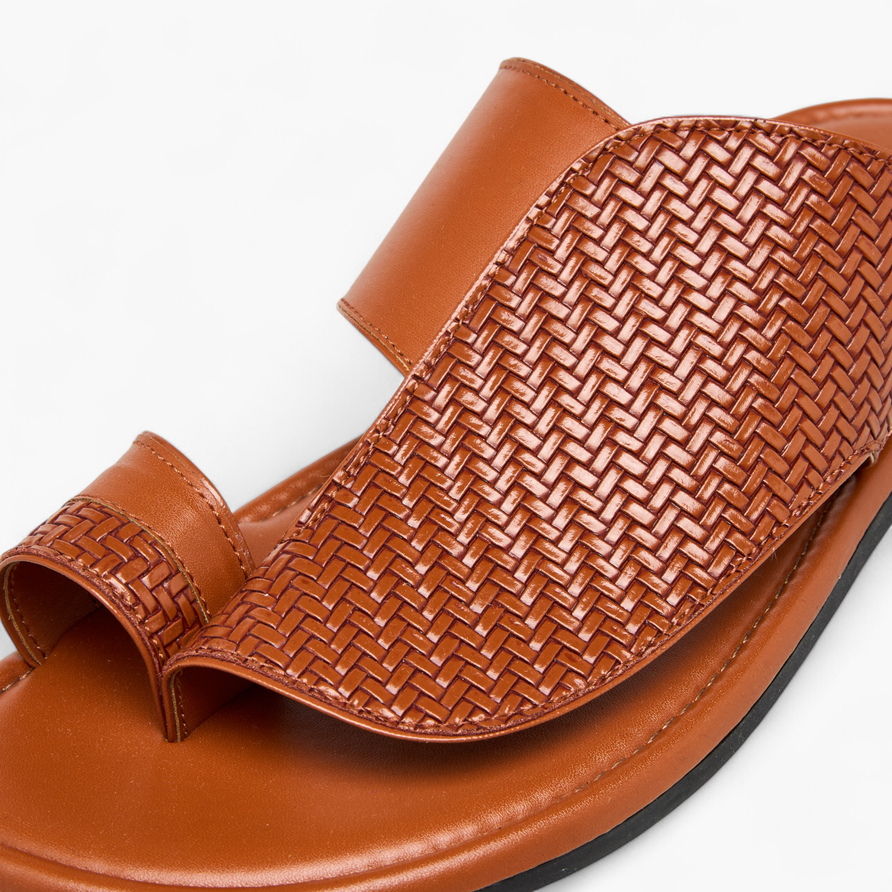 LBL by Shoexpress Textured Arabic Sandals-men-shoes-sandals-image-4