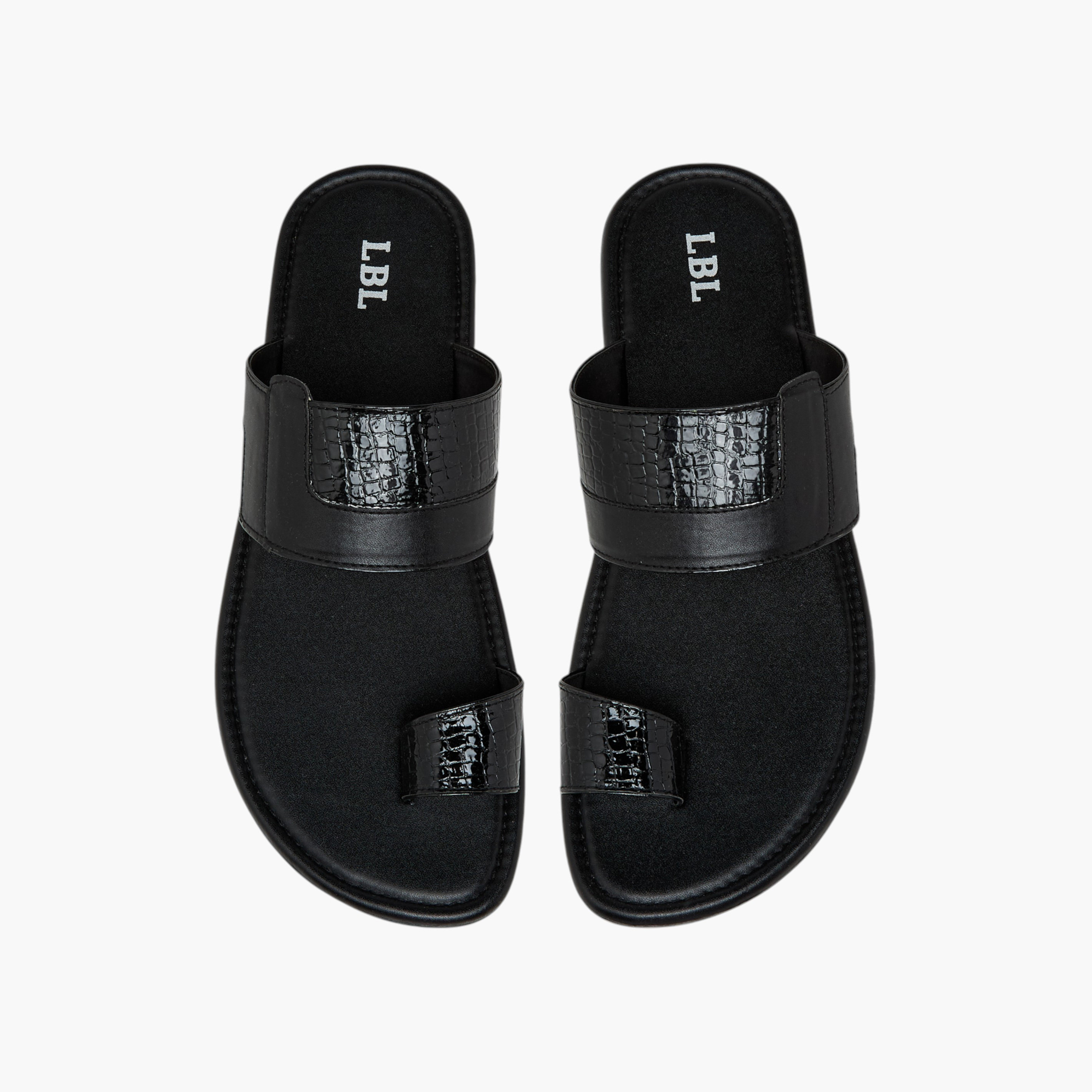 LBL by Shoexpress Panelled Arabic Sandals-men-shoes-sandals-image-1