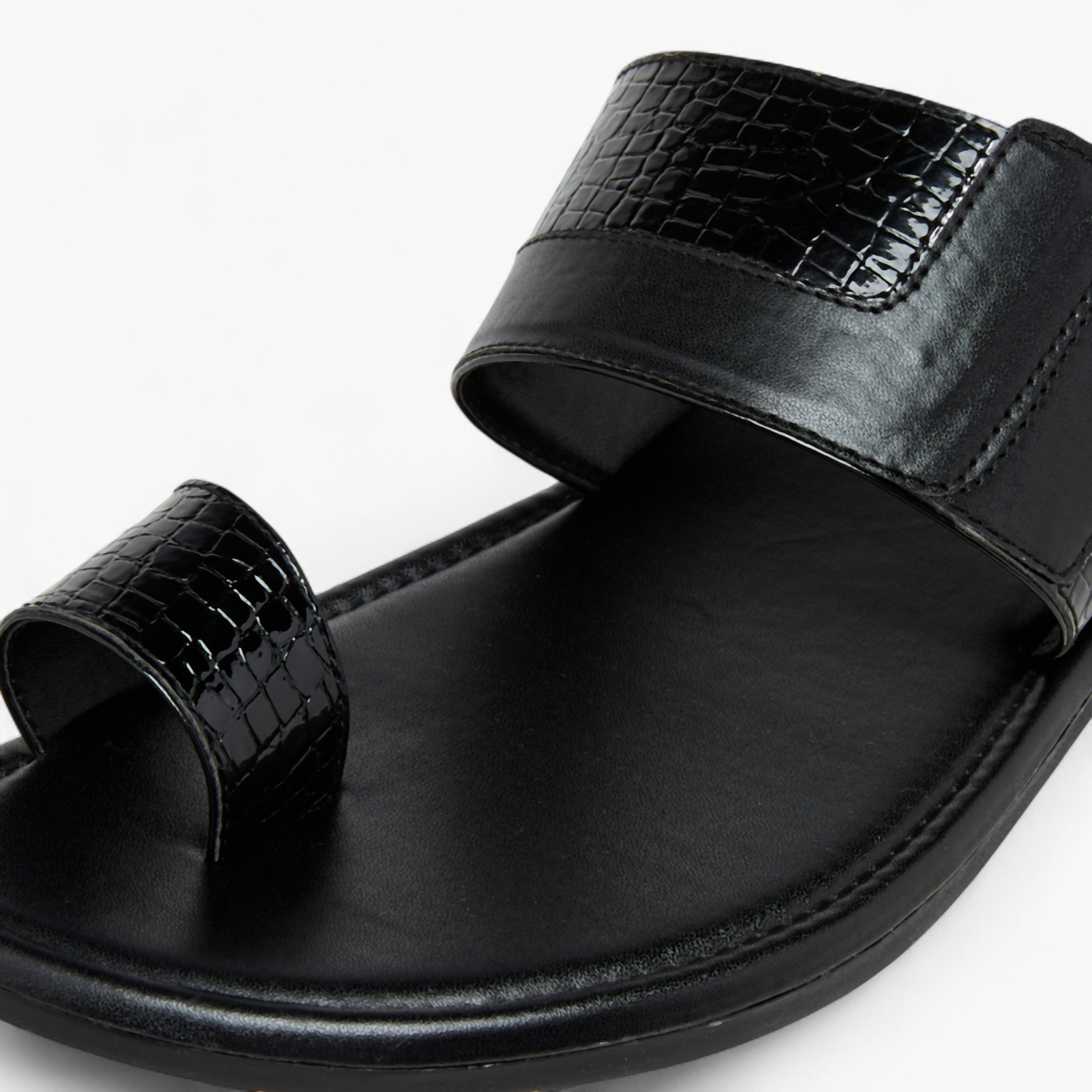 LBL by Shoexpress Panelled Arabic Sandals-men-shoes-sandals-image-4