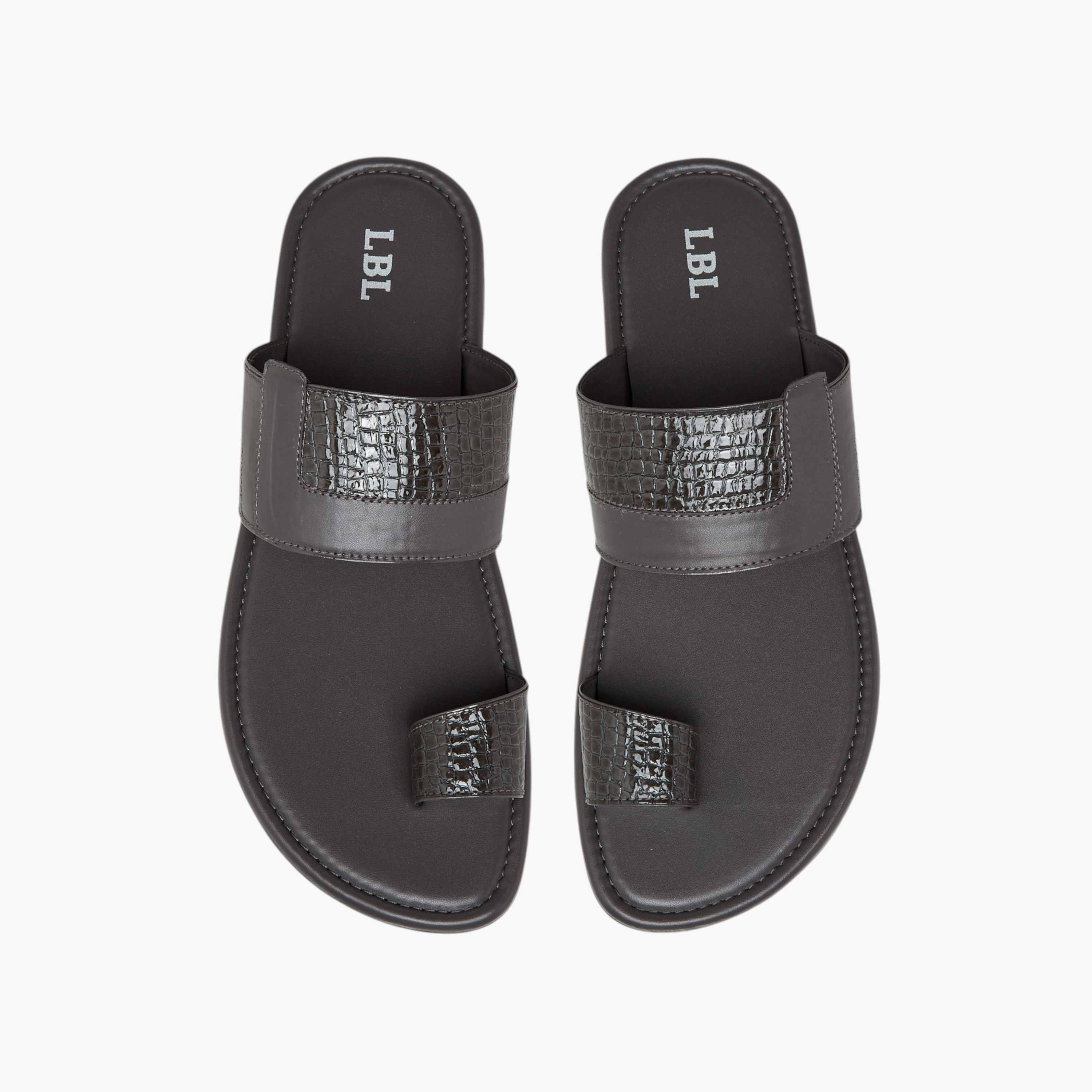 LBL by Shoexpress Panelled Arabic Sandals-men-shoes-sandals-image-1