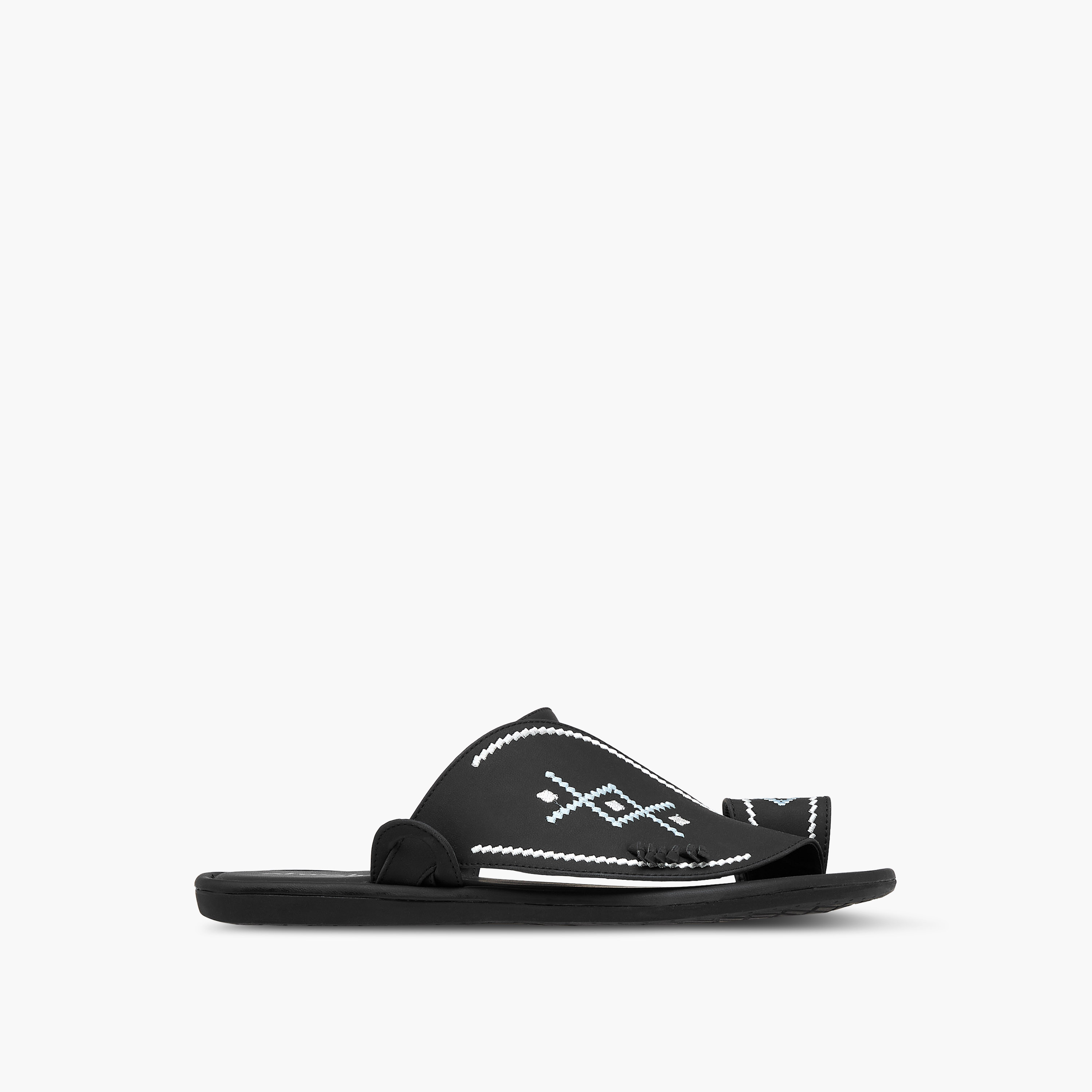 Al Waha Embroidered Slip-On Arabic Sandals-men-shoes-sandals-image-3