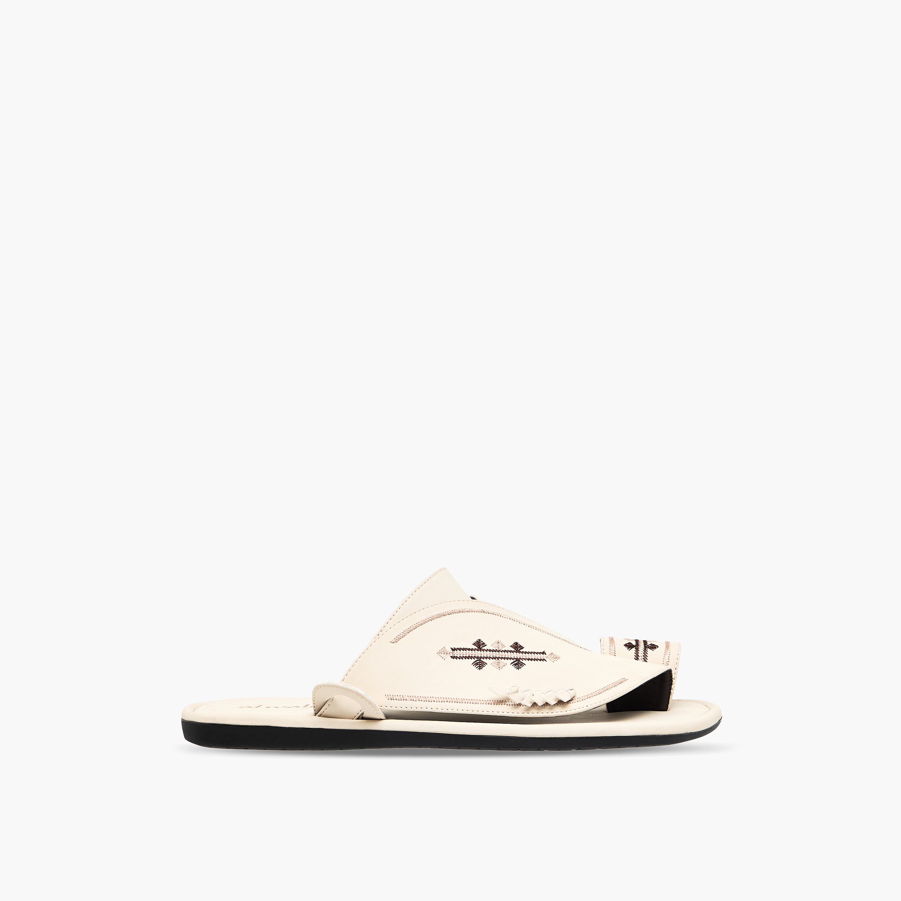 Al Waha Men Embroidered Arabic Sandals-men-shoes-sandals-image-3