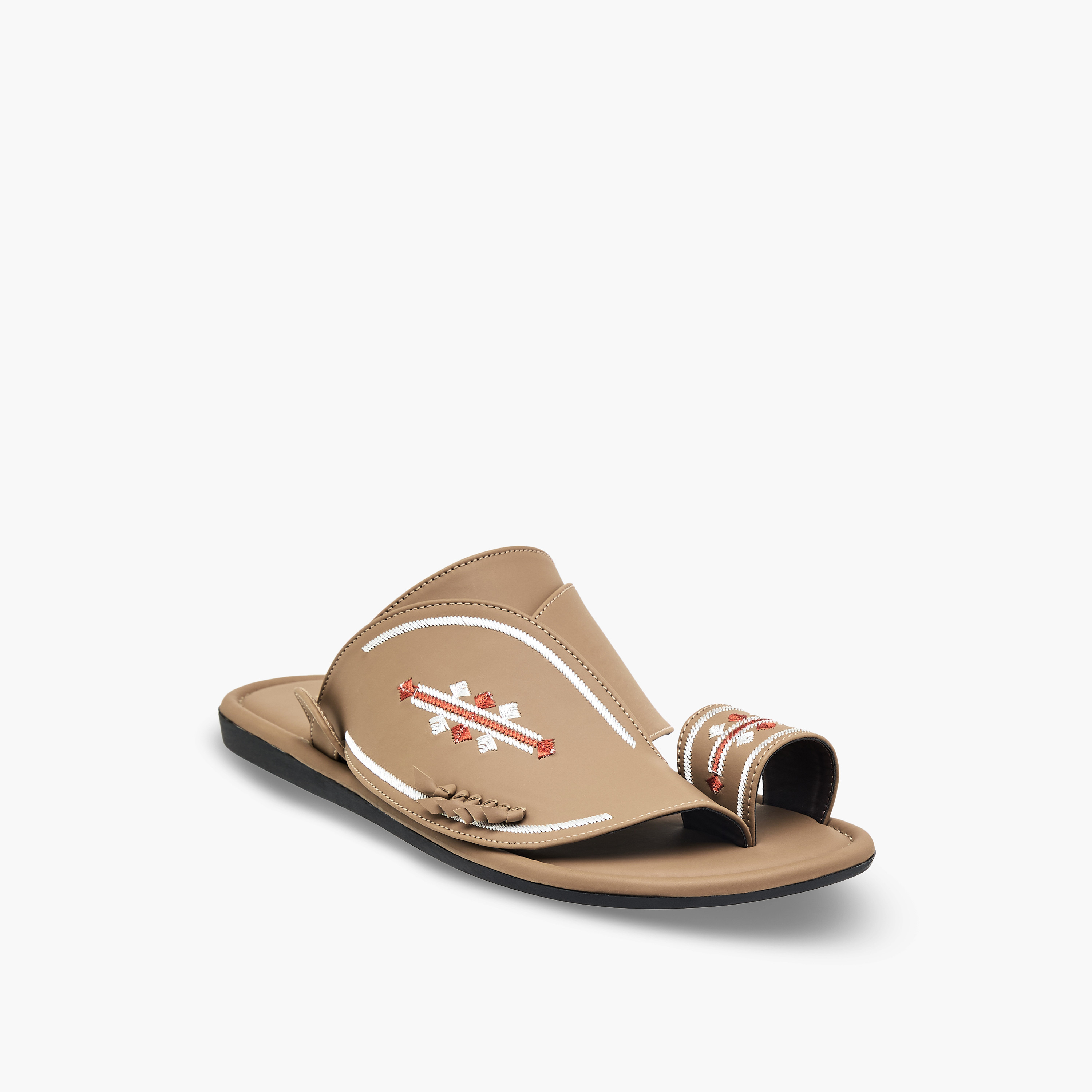 Al Waha Men Embroidered Arabic Sandals-men-shoes-sandals-image-8
