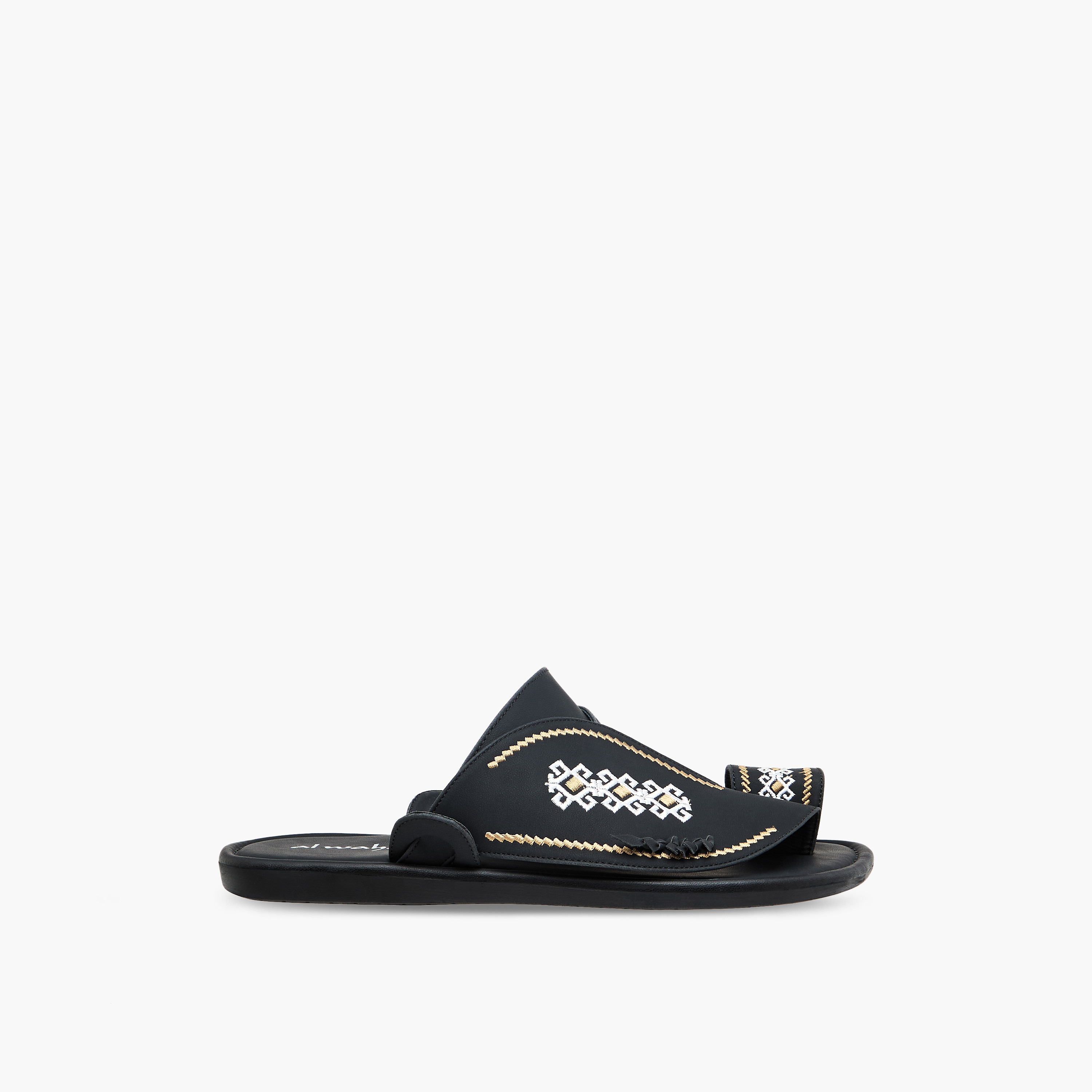 Al Waha Men Embroidered Arabic Sandals-men-shoes-sandals-image-9