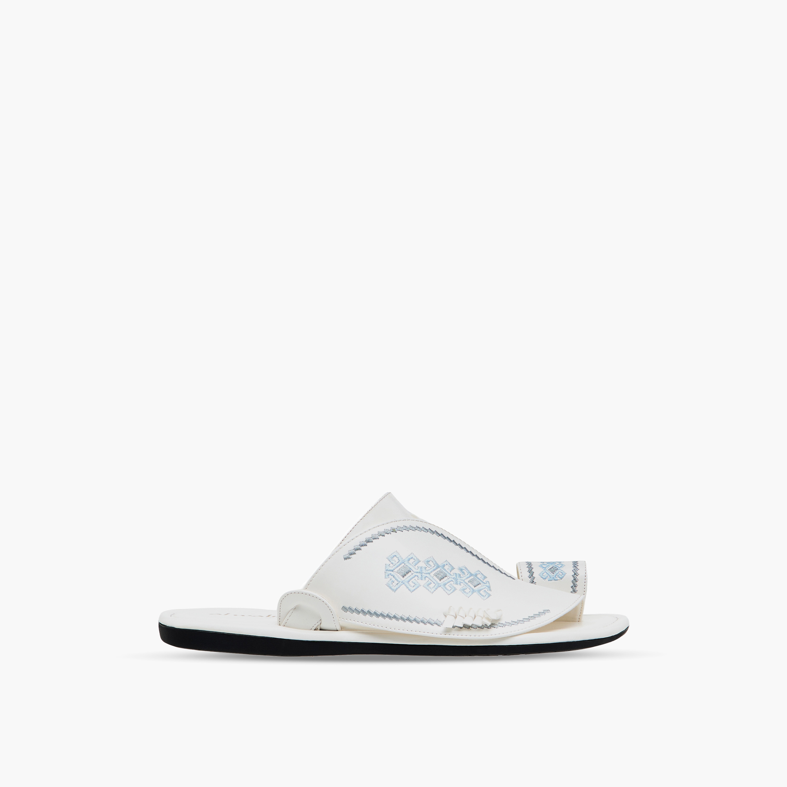 Al Waha Men Embroidered Arabic Sandals-men-shoes-sandals-image-3