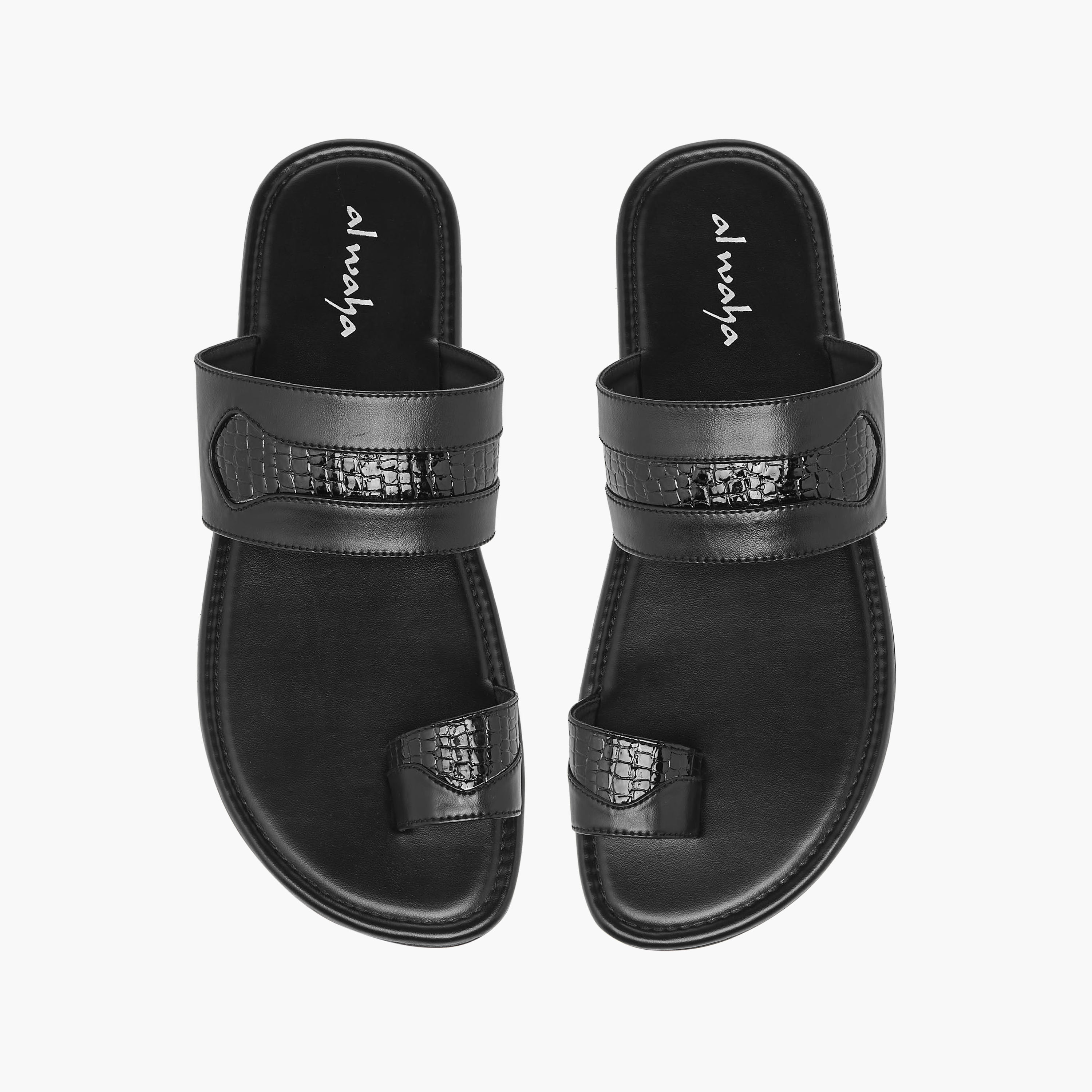 Al Waha Men Toe Loop Detail Arabic Sandals-men-shoes-sandals-image-1