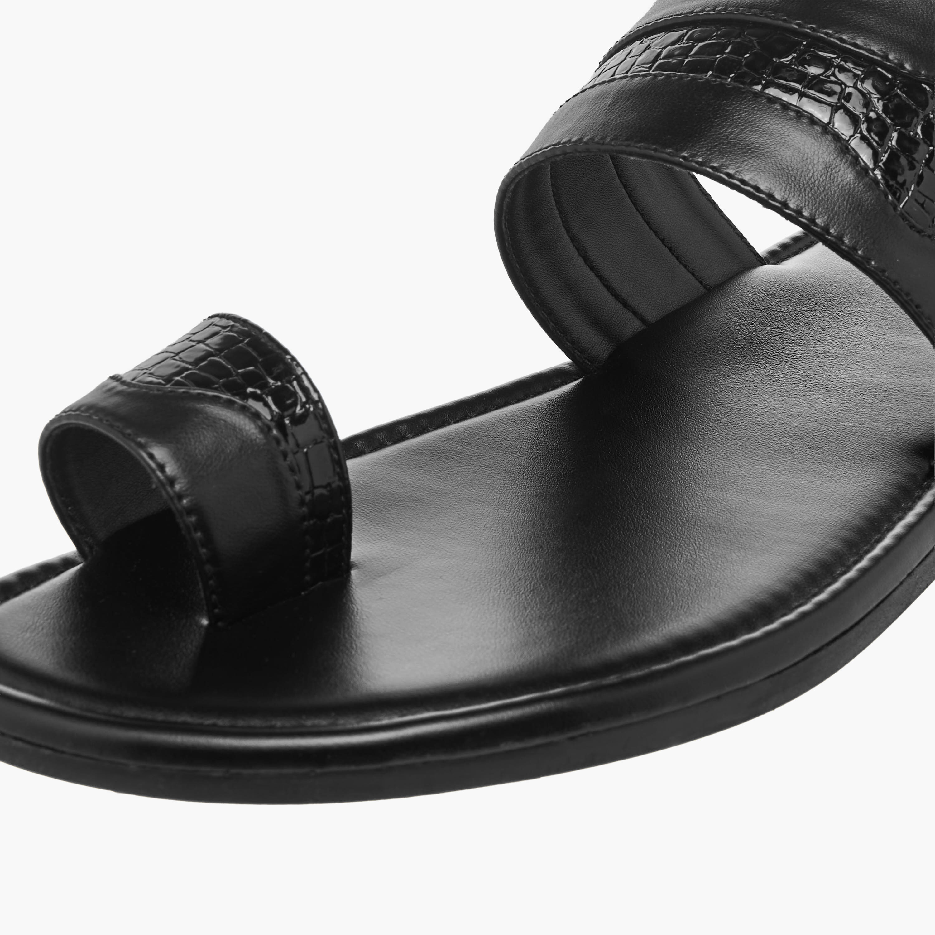 Al Waha Men Toe Loop Detail Arabic Sandals-men-shoes-sandals-image-4