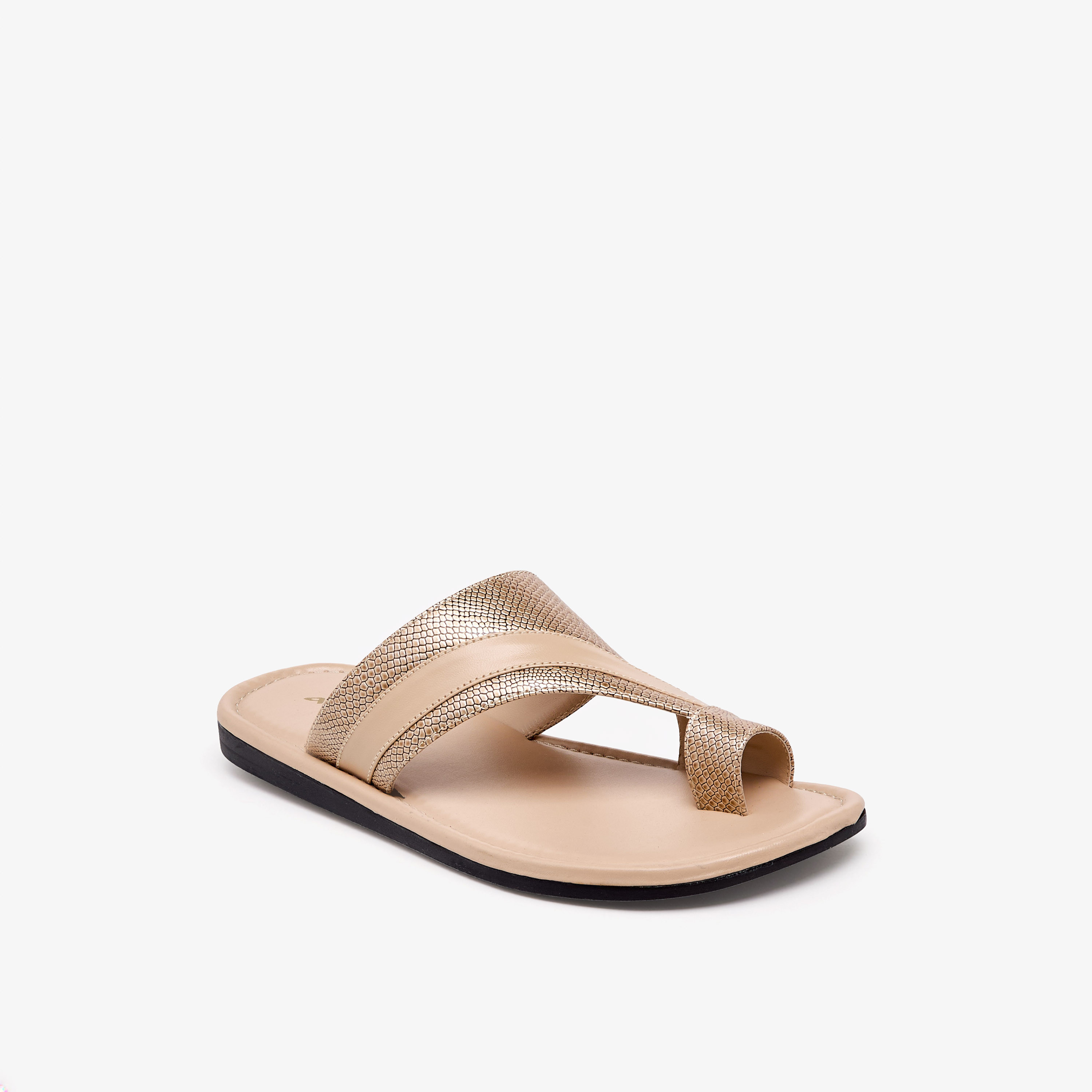 Al Waha Boys Toe Loop Arabic Sandals-boys-shoes-sandals-image-2