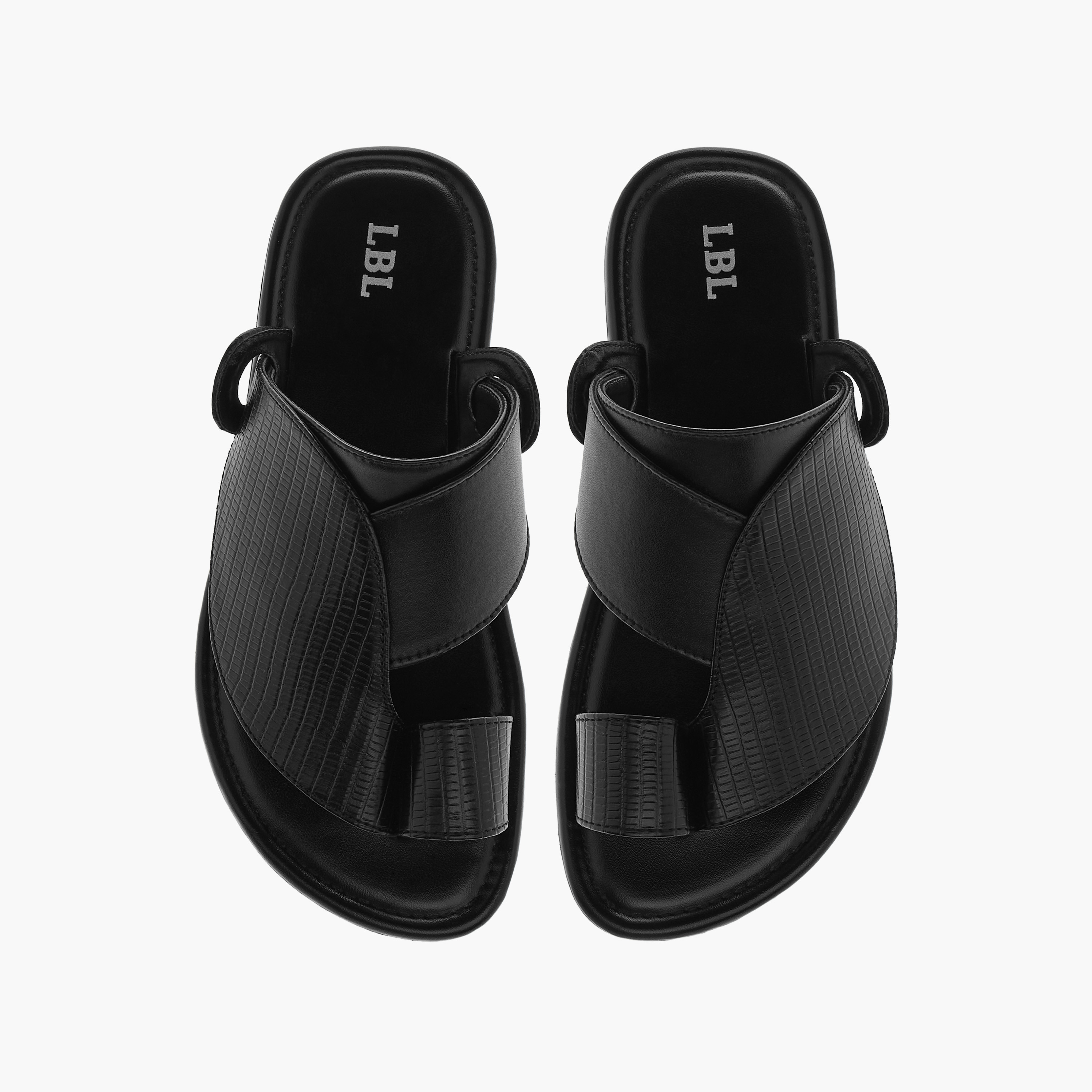 LBL by Shoexpress Textured Slip-On Arabic Sandals with Toe Loop Detail-boys-shoes-sandals-image-5