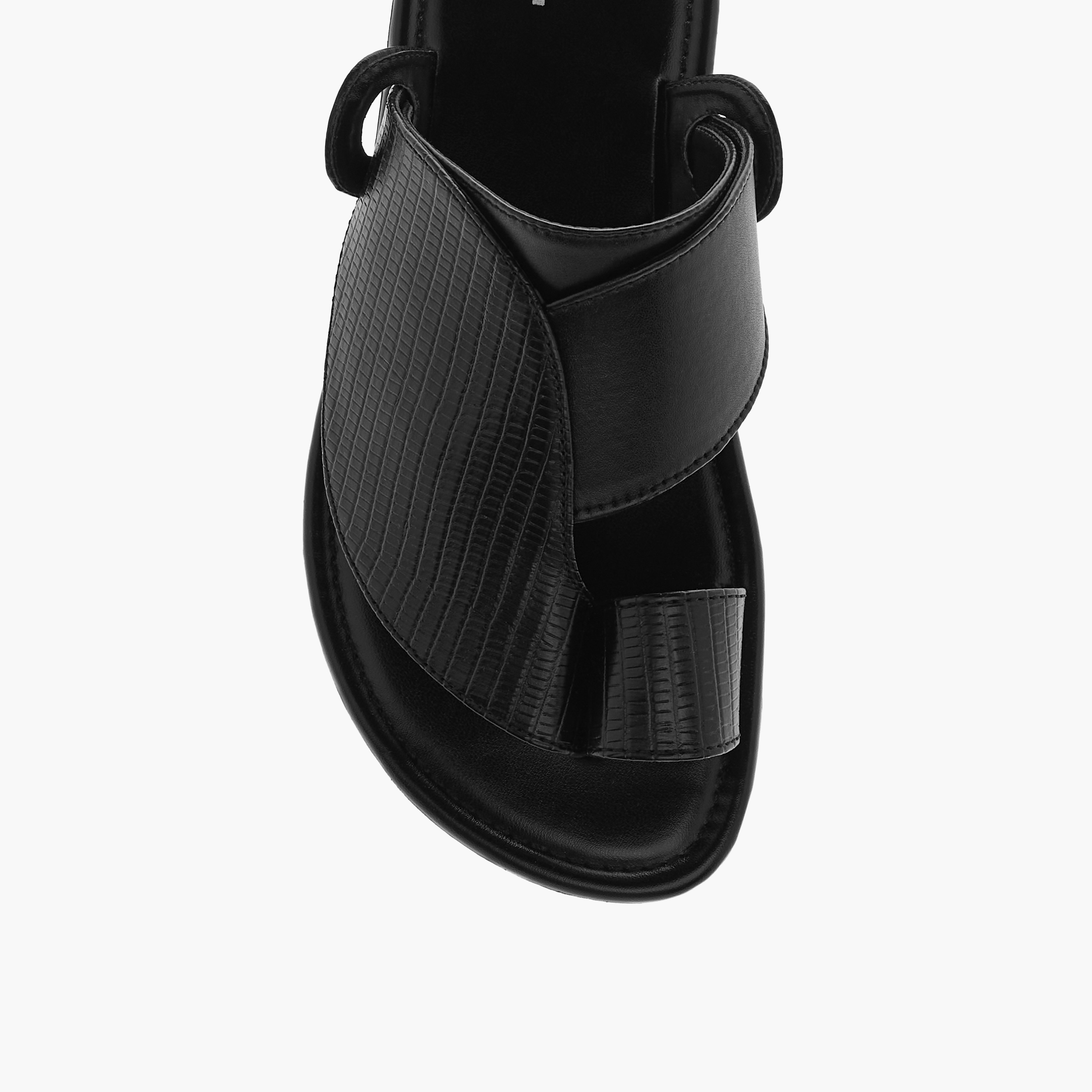 LBL by Shoexpress Textured Slip-On Arabic Sandals with Toe Loop Detail-boys-shoes-sandals-image-7