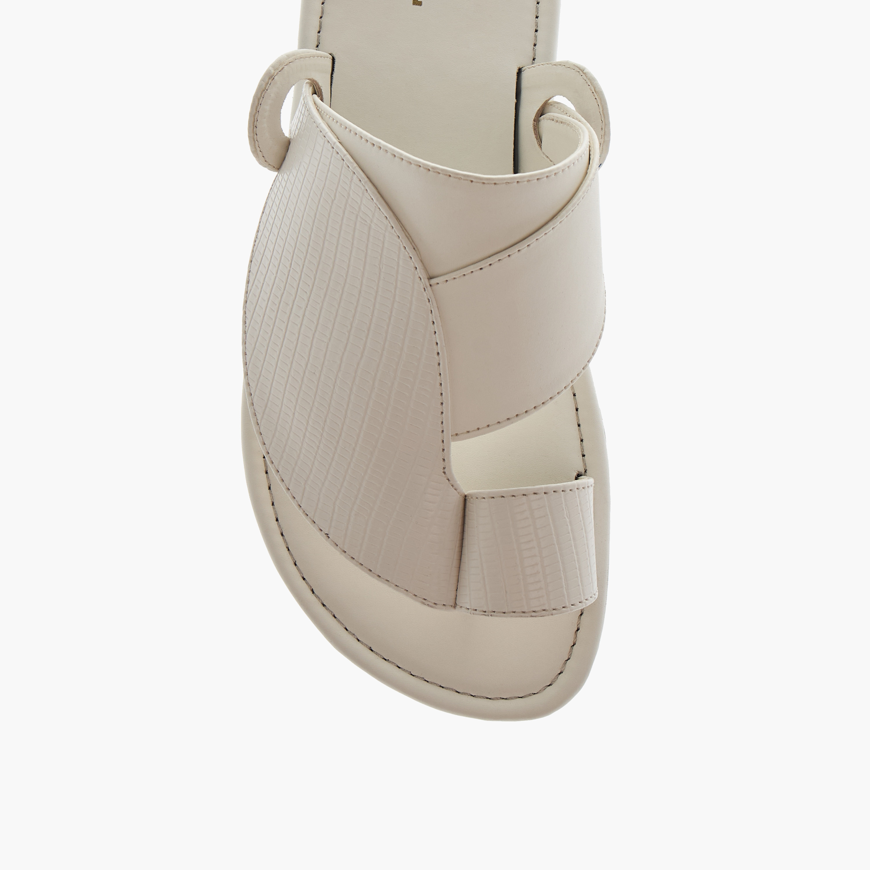 LBL by Shoexpress Textured Slip-On Arabic Sandals with Toe Loop Detail-boys-shoes-sandals-image-3