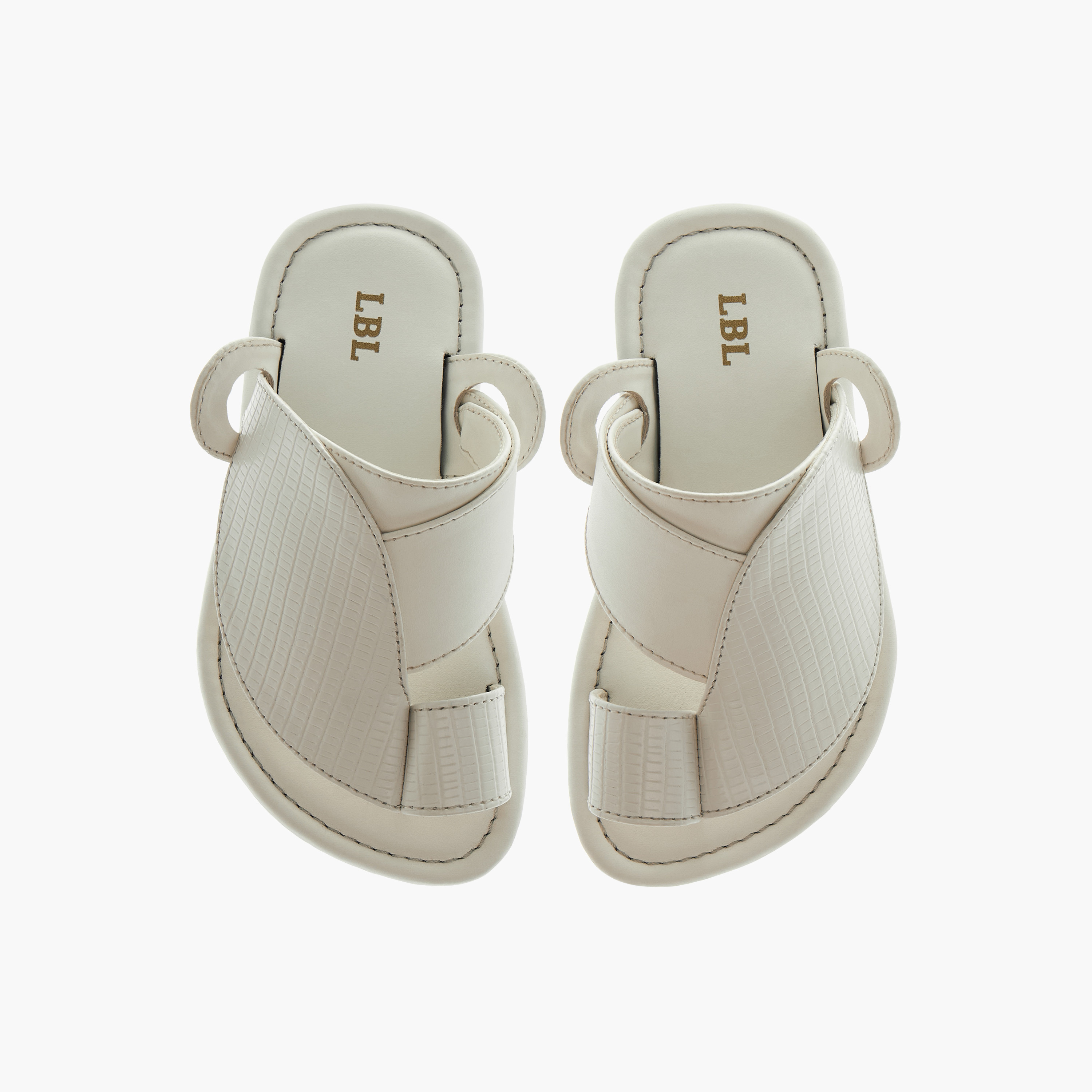 LBL by Shoexpress Textured Slip-On Arabic Sandals-boys-shoes-sandals-image-5