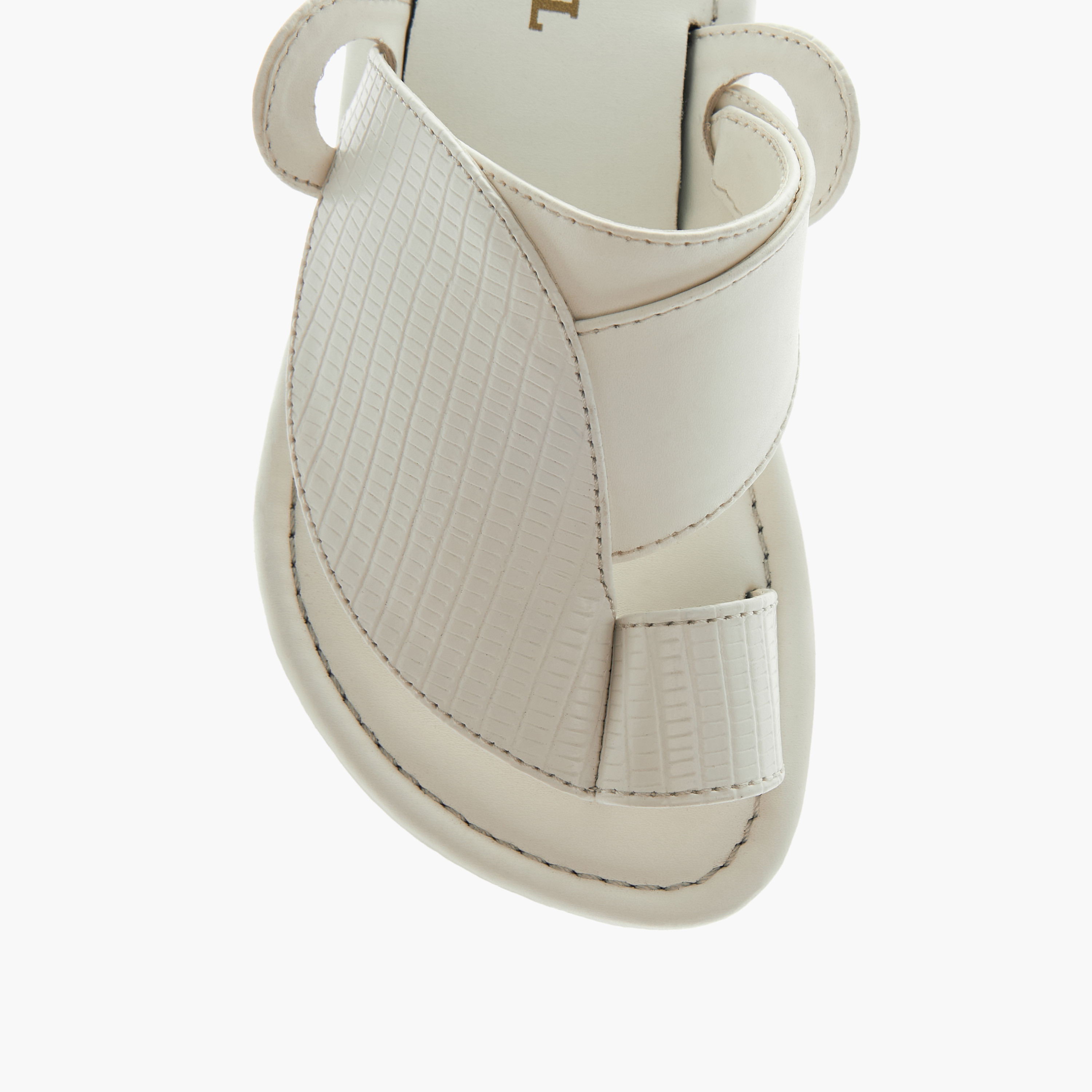 LBL by Shoexpress Textured Slip-On Arabic Sandals-boys-shoes-sandals-image-7
