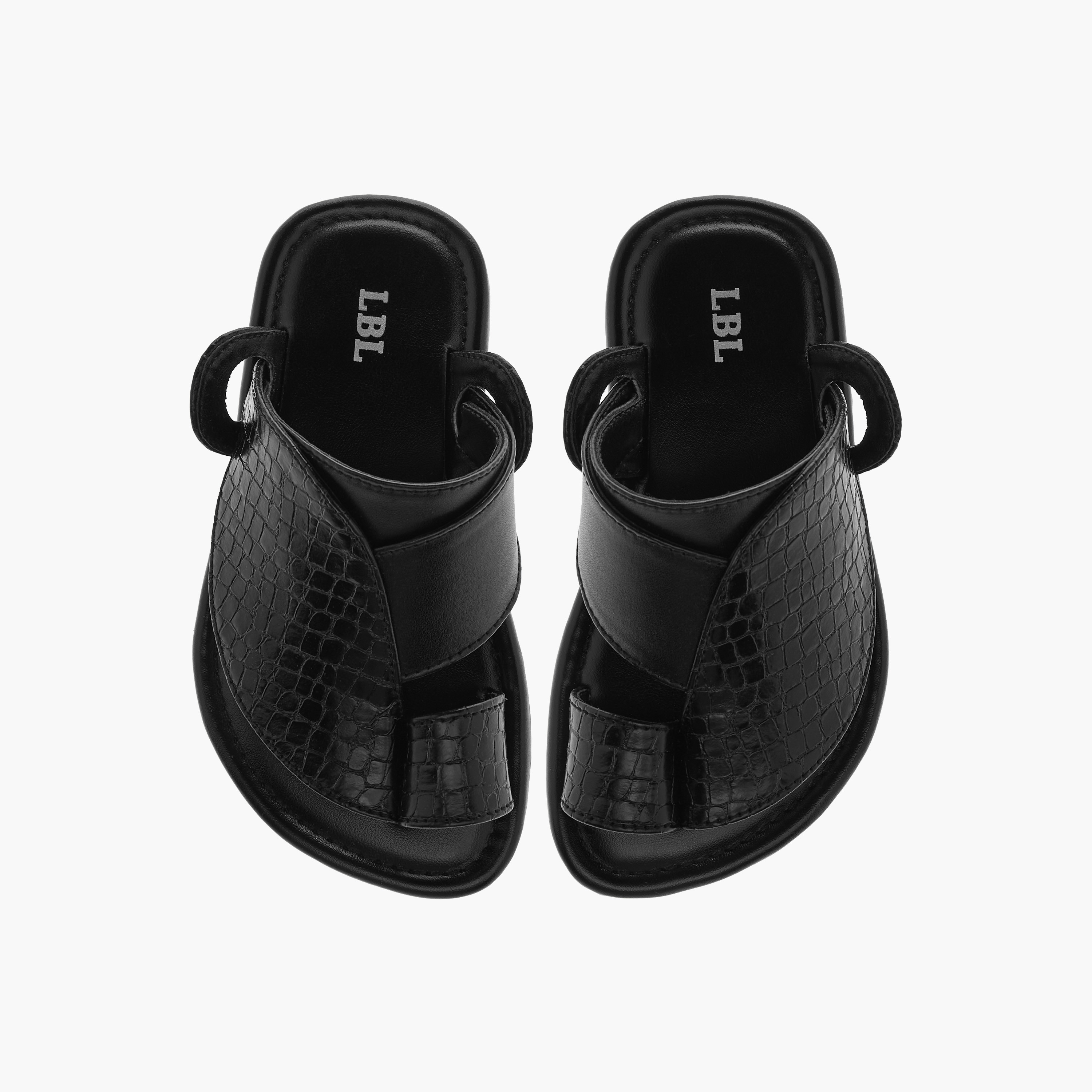 LBL by Shoexpress Textured Slip-On Arabic Sandals-boys-shoes-sandals-image-1