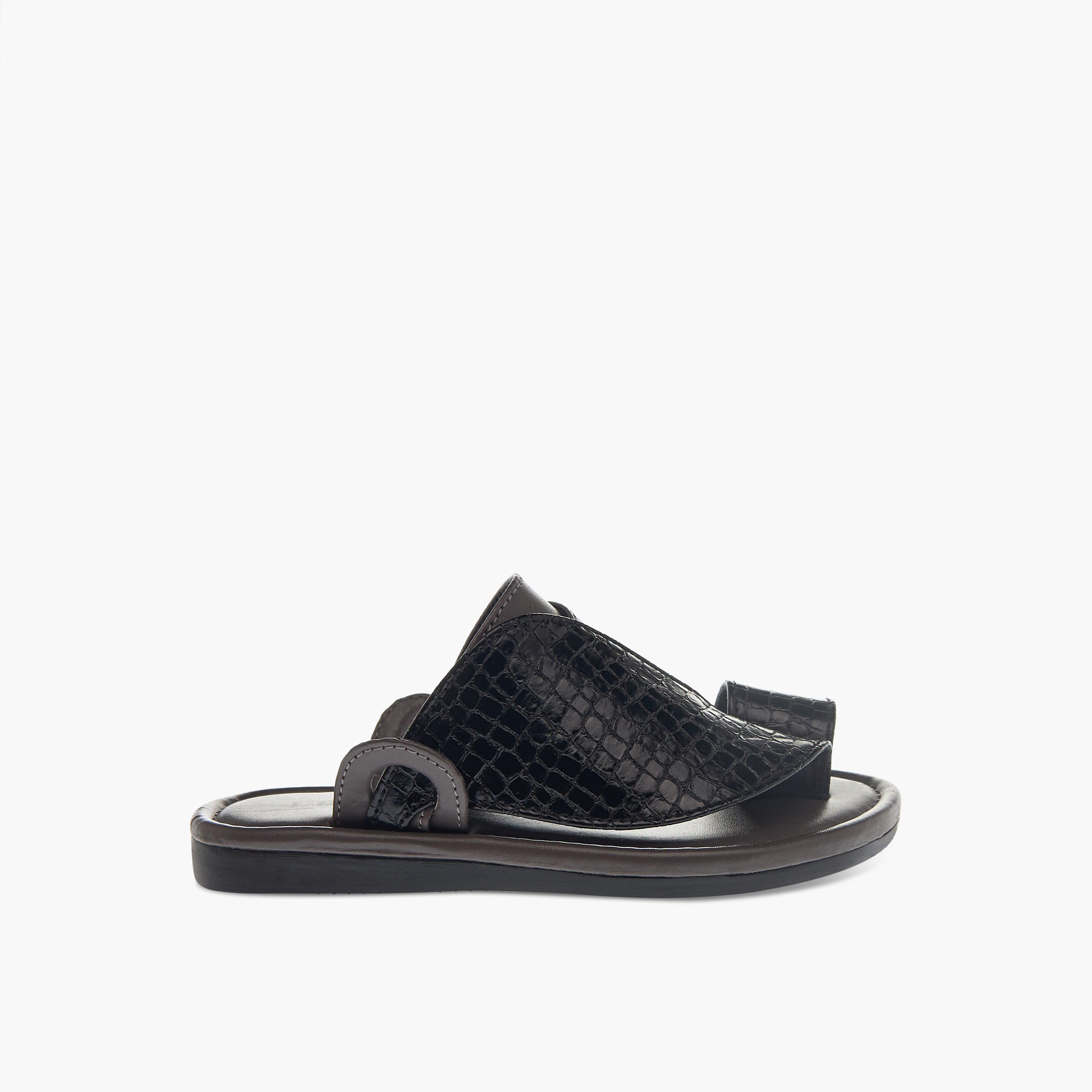 LBL by Shoexpress Textured Slip-On Arabic Sandals-boys-shoes-sandals-image-2