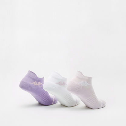 Kappa Textured Ankle Length Sports Socks - Set of 3