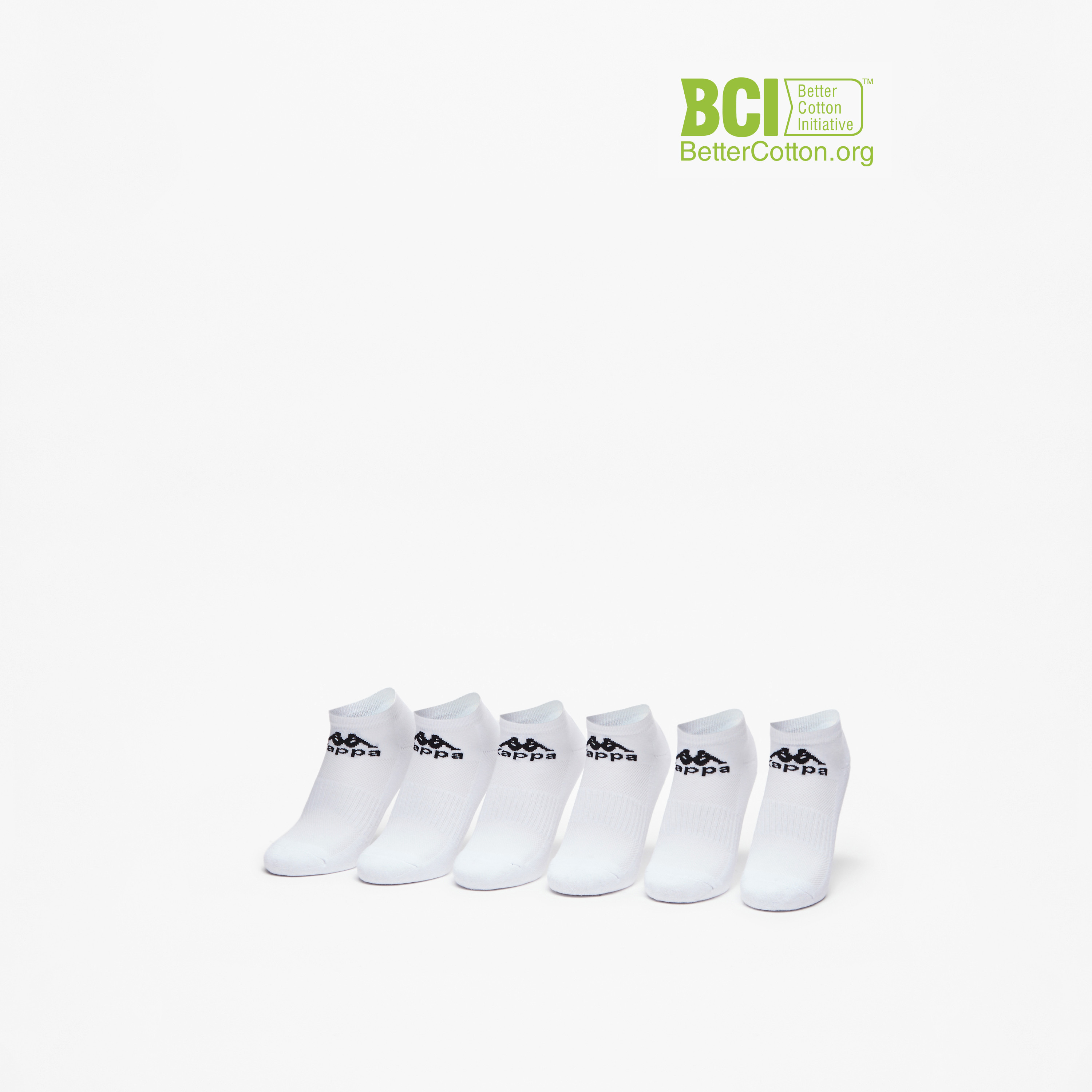 طقم جوارب موسّدة 6 أزواج بطول الكاحل وطبعات الشعار من كابا-girls-accessories-socks-image-1