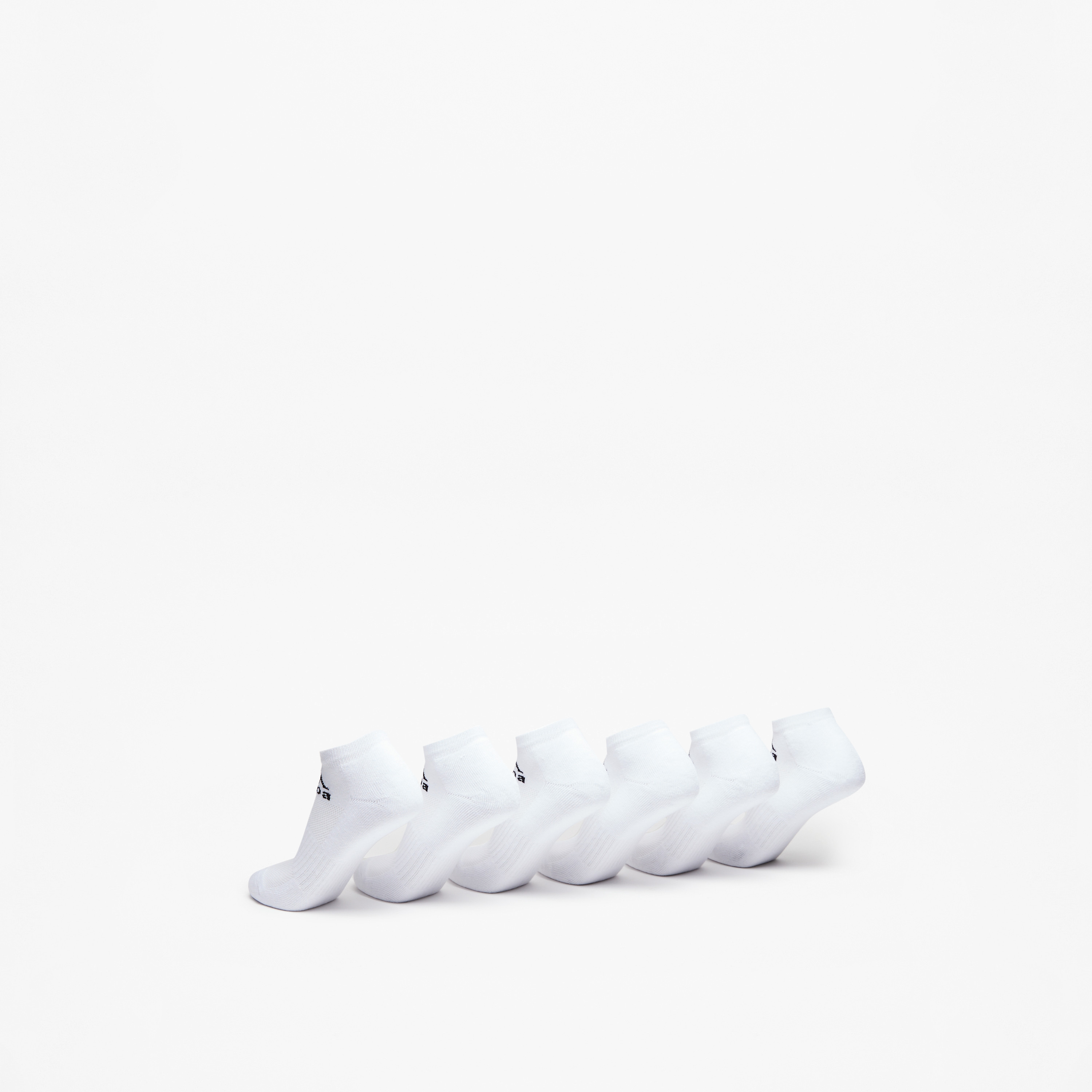طقم جوارب موسّدة 6 أزواج بطول الكاحل وطبعات الشعار من كابا-girls-accessories-socks-image-3