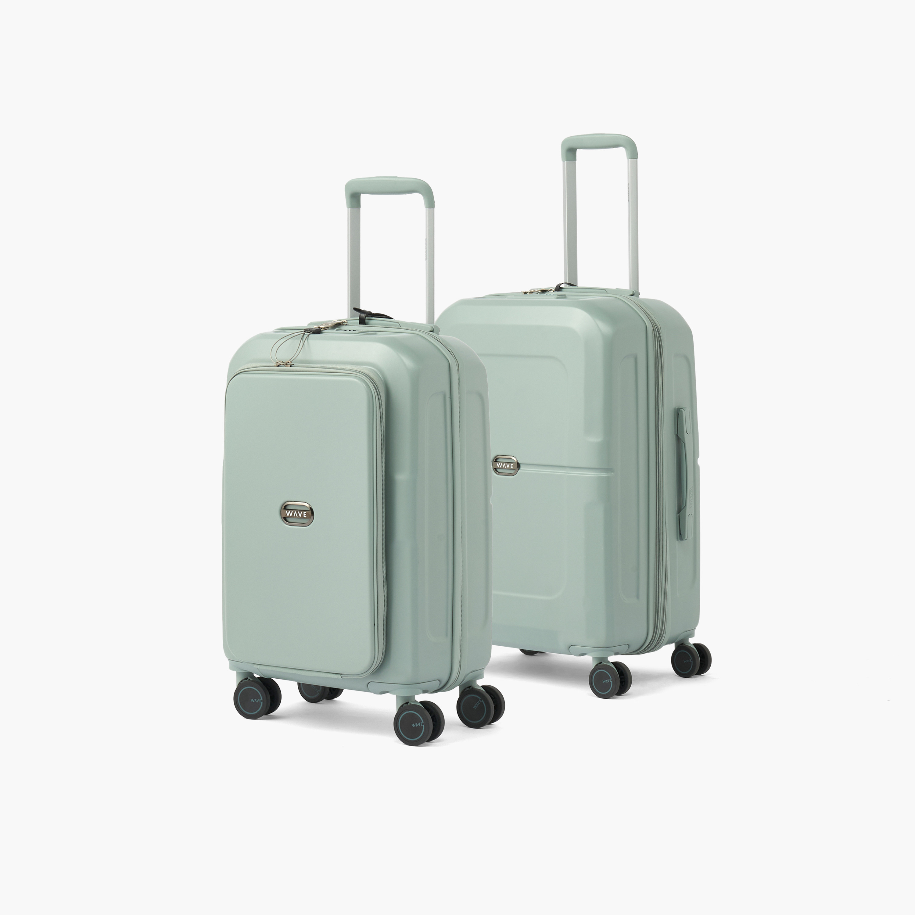 WAVE Solid Hardcase Luggage Trolley with Retractable Handle - 24 inches Check-In Bag-travel-luggagesandbags-luggage-image-11