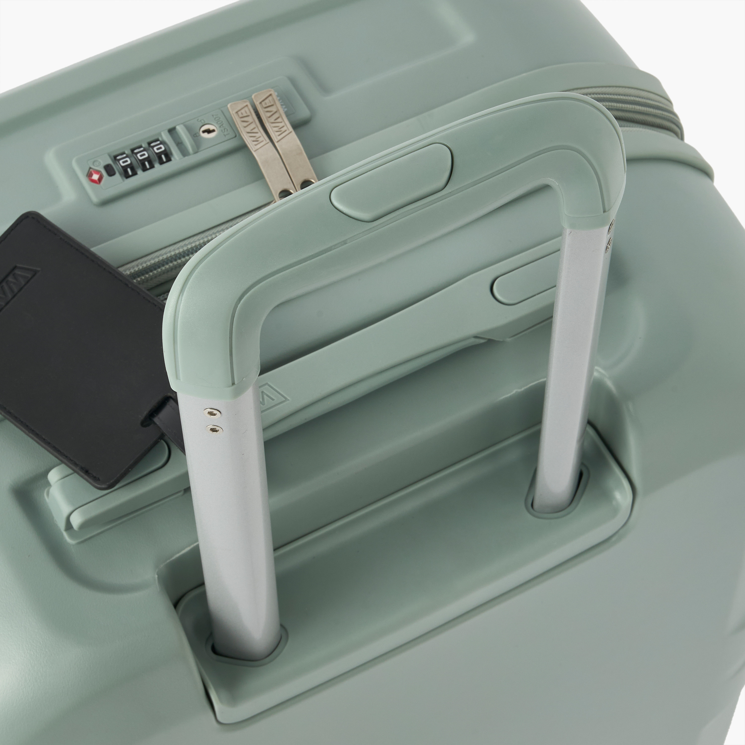 WAVE Solid Hardcase Luggage Trolley with Retractable Handle - 24 inches Check-In Bag-travel-luggagesandbags-luggage-image-6