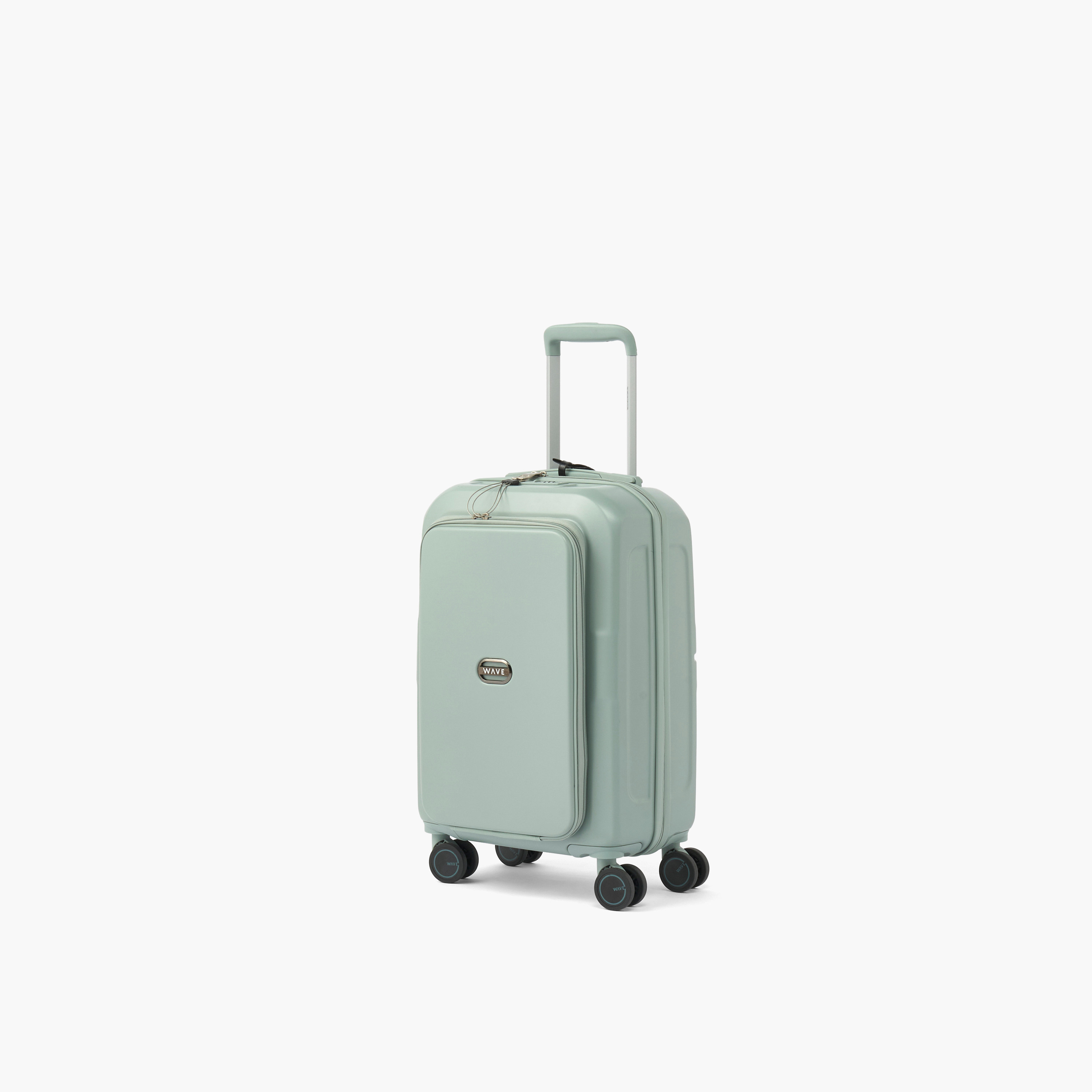 WAVE Solid Hardcase Luggage Trolley with Retractable Handle - 20 inches Cabin Bag-travel-luggagesandbags-luggage-image-1
