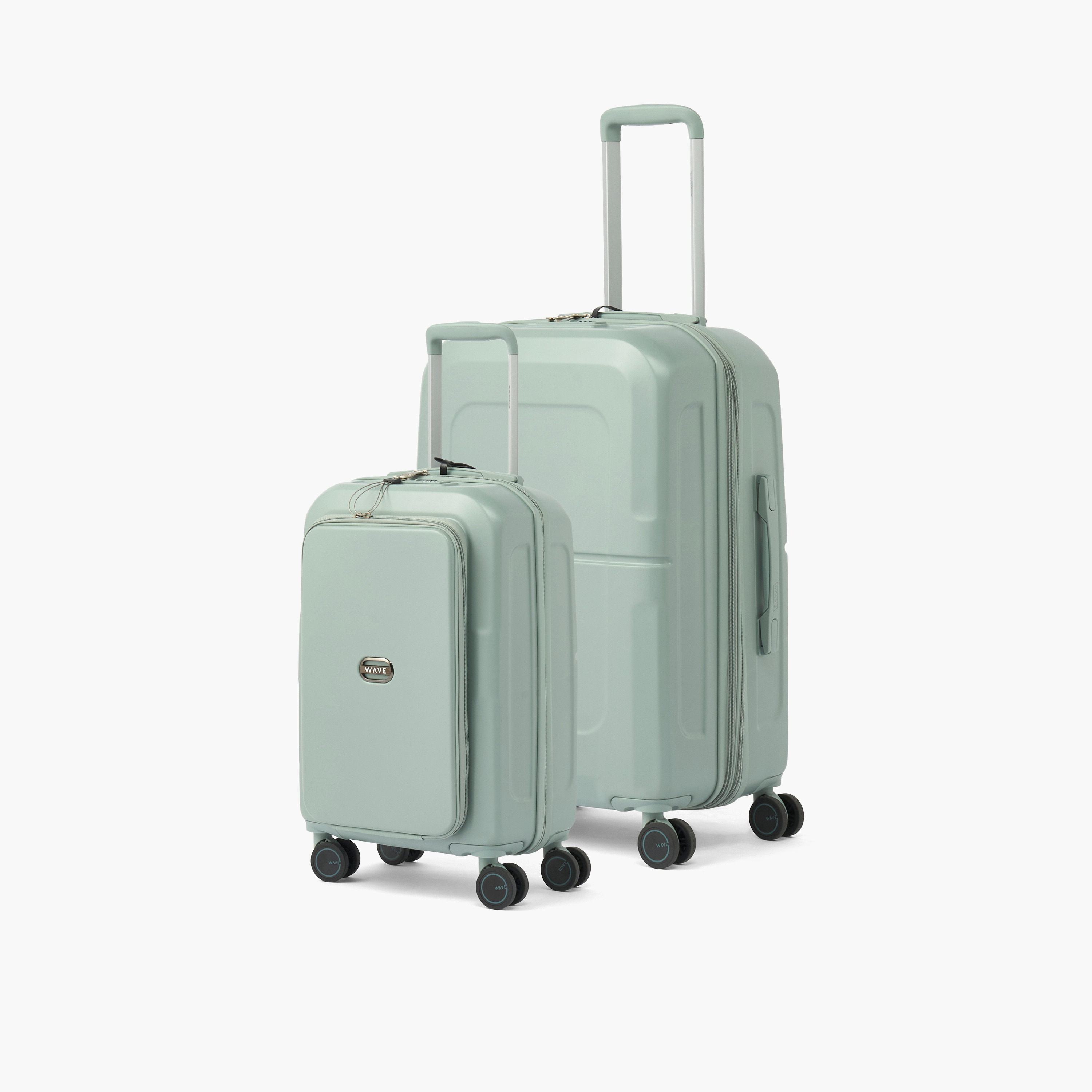 WAVE Solid Hardcase Luggage Trolley with Retractable Handle - 20 inches Cabin Bag-travel-luggagesandbags-luggage-image-11