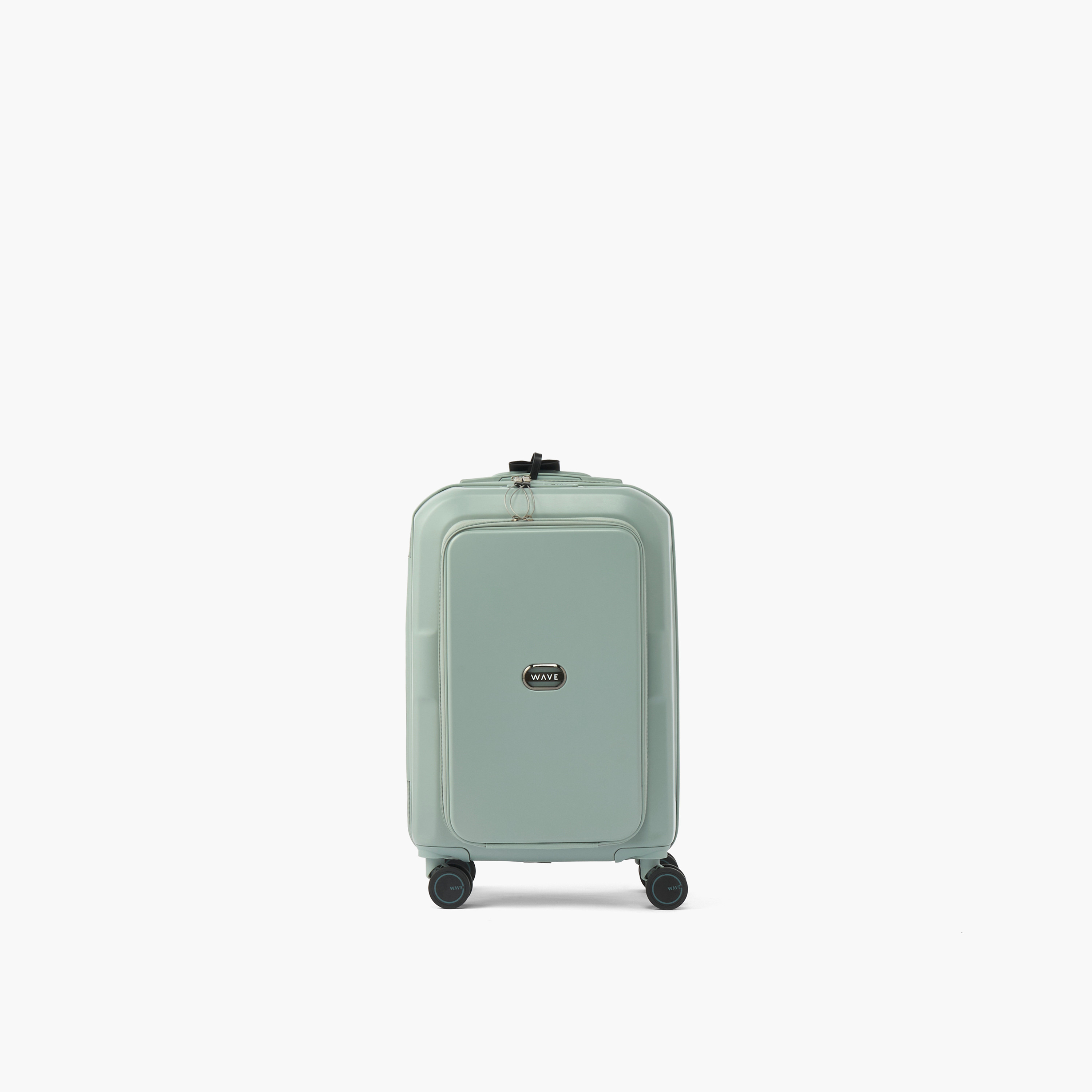 WAVE Solid Hardcase Luggage Trolley with Retractable Handle - 20 inches Cabin Bag-travel-luggagesandbags-luggage-image-2