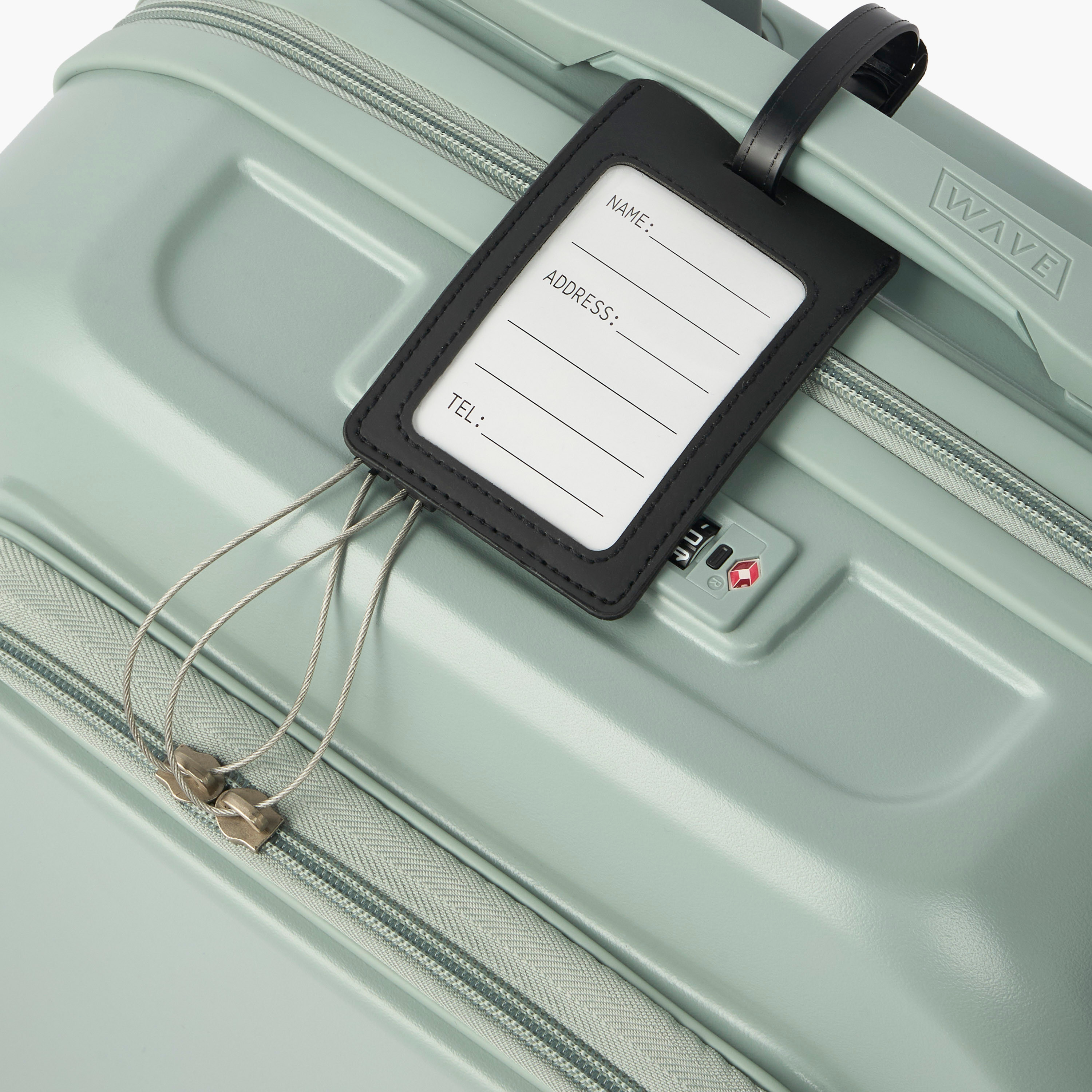 WAVE Solid Hardcase Luggage Trolley with Retractable Handle - 20 inches Cabin Bag-travel-luggagesandbags-luggage-image-5