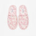 Cozy All-Over Floral Print Slip-On Slide Slippers-Women%27s Bedroom Slippers-thumbnail-0