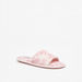 Cozy All-Over Floral Print Slip-On Slide Slippers-Women%27s Bedroom Slippers-thumbnailMobile-1