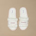 Cozy Plush Textured Slip-On Bedroom Slides-Women%27s Bedroom Slippers-thumbnail-0