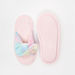 Textured Slip-On Bedroom Slide Slippers with Bow Detail-Girl%27s Bedroom Slippers-thumbnail-5