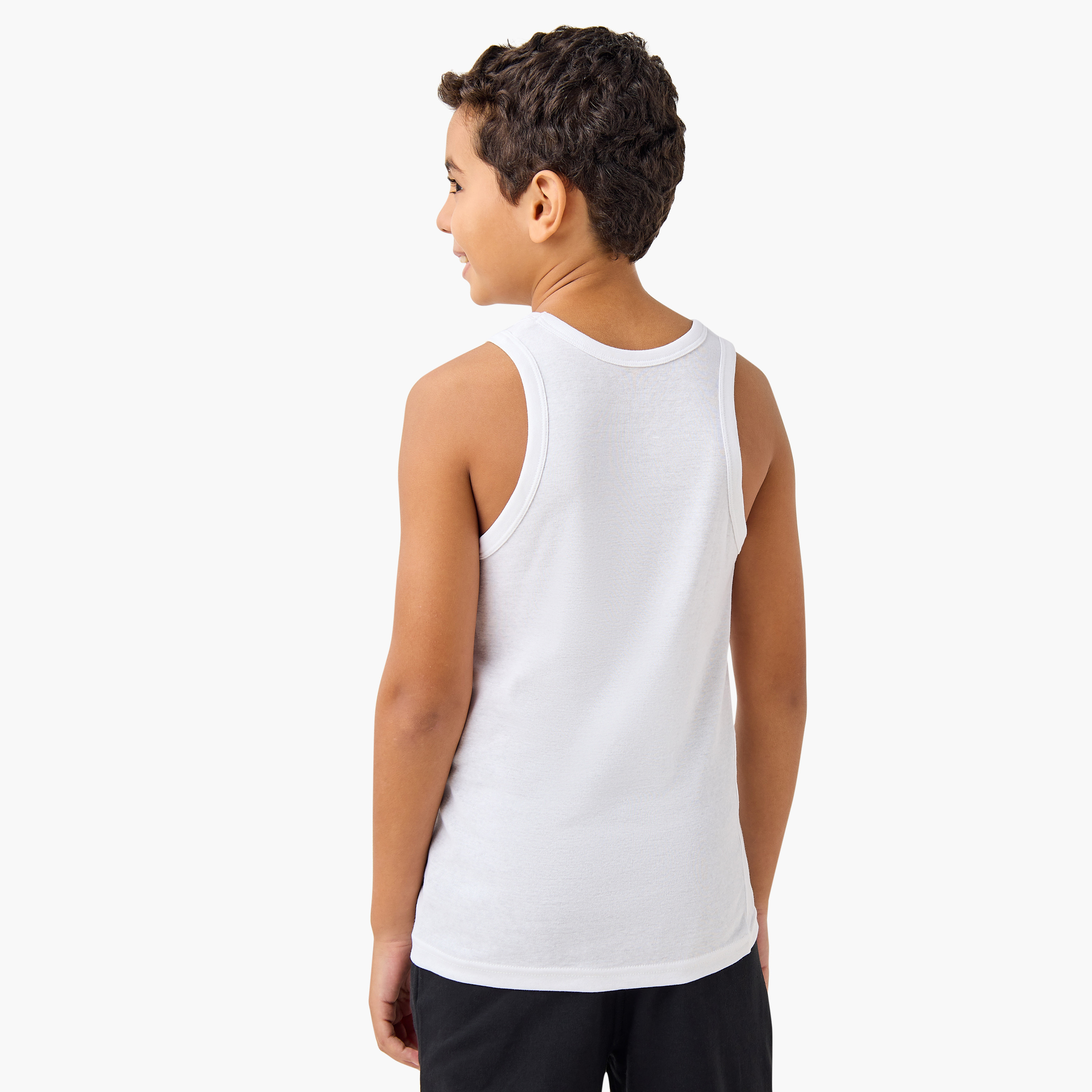 Juniors Solid Vests with Scoop Neck - Set of 3-boys-clothing-innerwear-vests-image-4