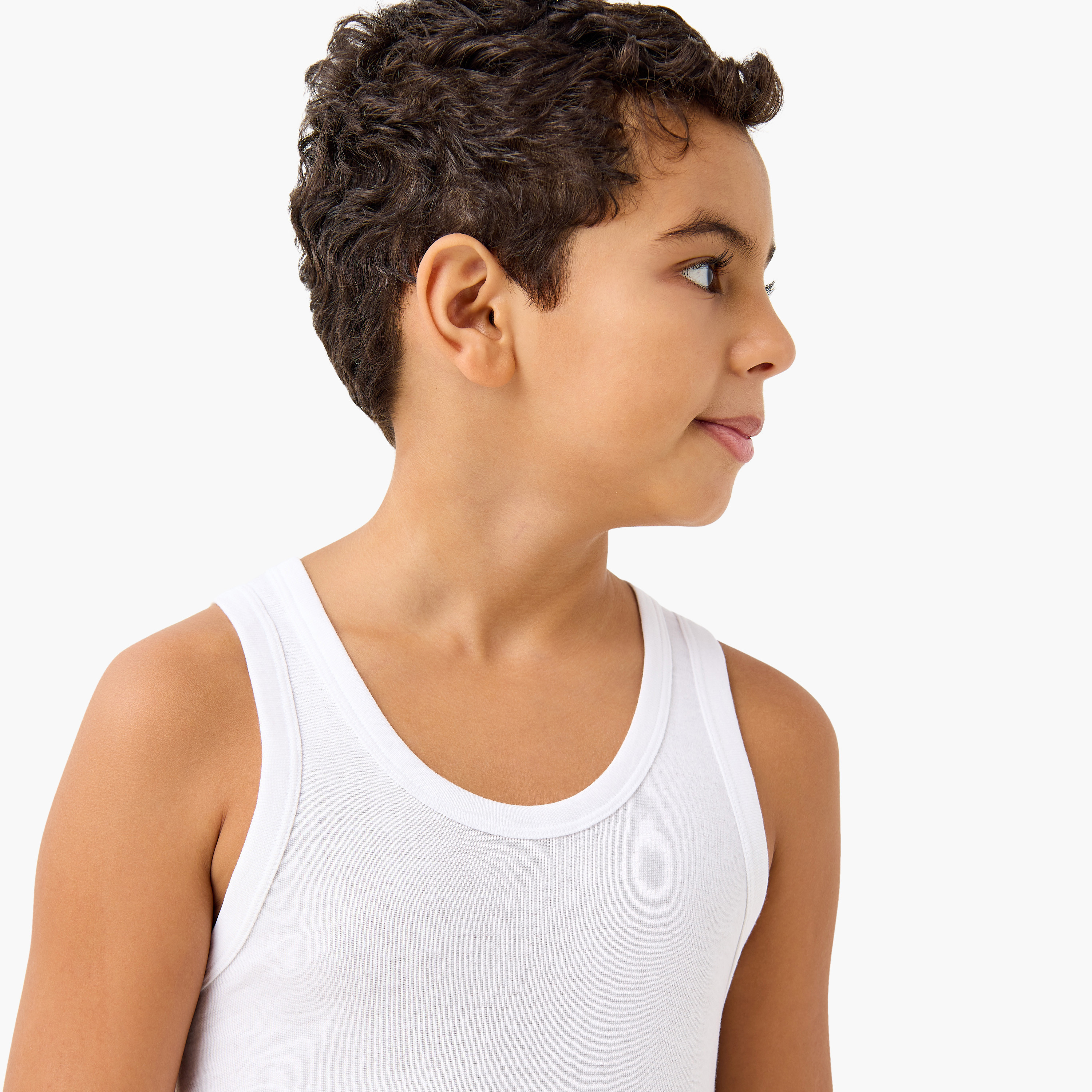 Juniors Solid Vests with Scoop Neck - Set of 3-boys-clothing-innerwear-vests-image-5