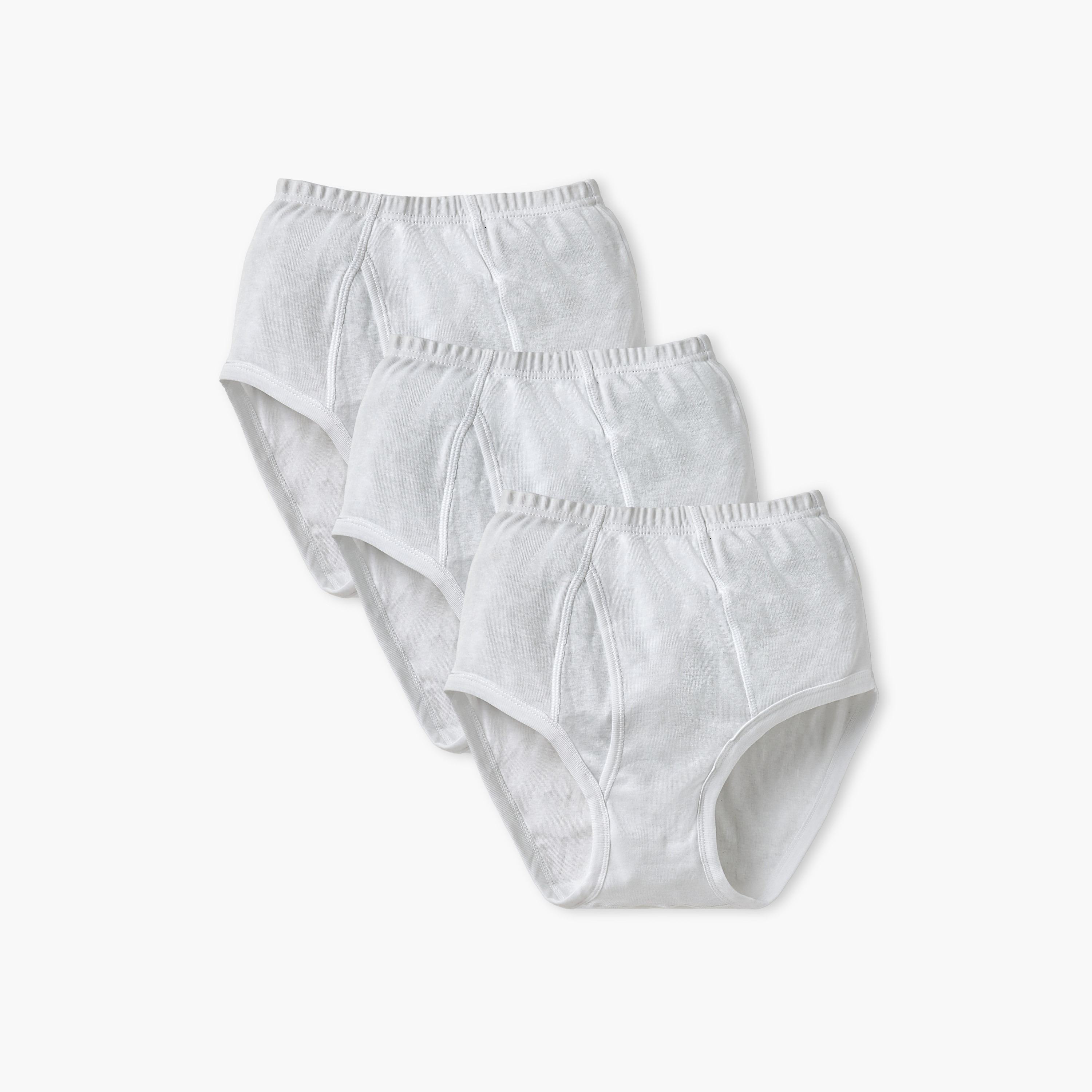 Juniors Solid Breifs with Elasticised Waistband - Set of 3-boys-clothing-innerwear-boxersandbriefs-image-1
