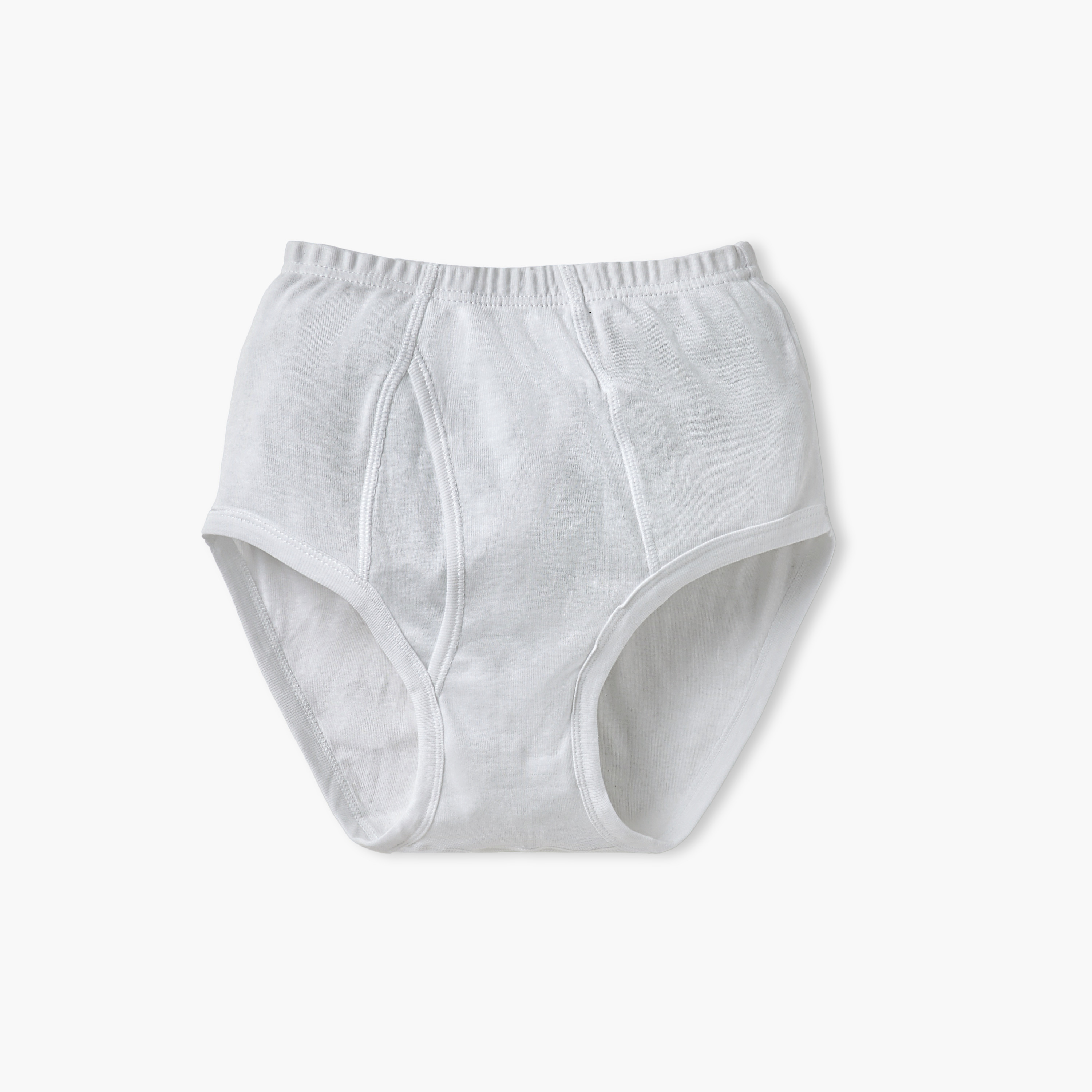 Juniors Solid Breifs with Elasticised Waistband - Set of 3-boys-clothing-innerwear-boxersandbriefs-image-2