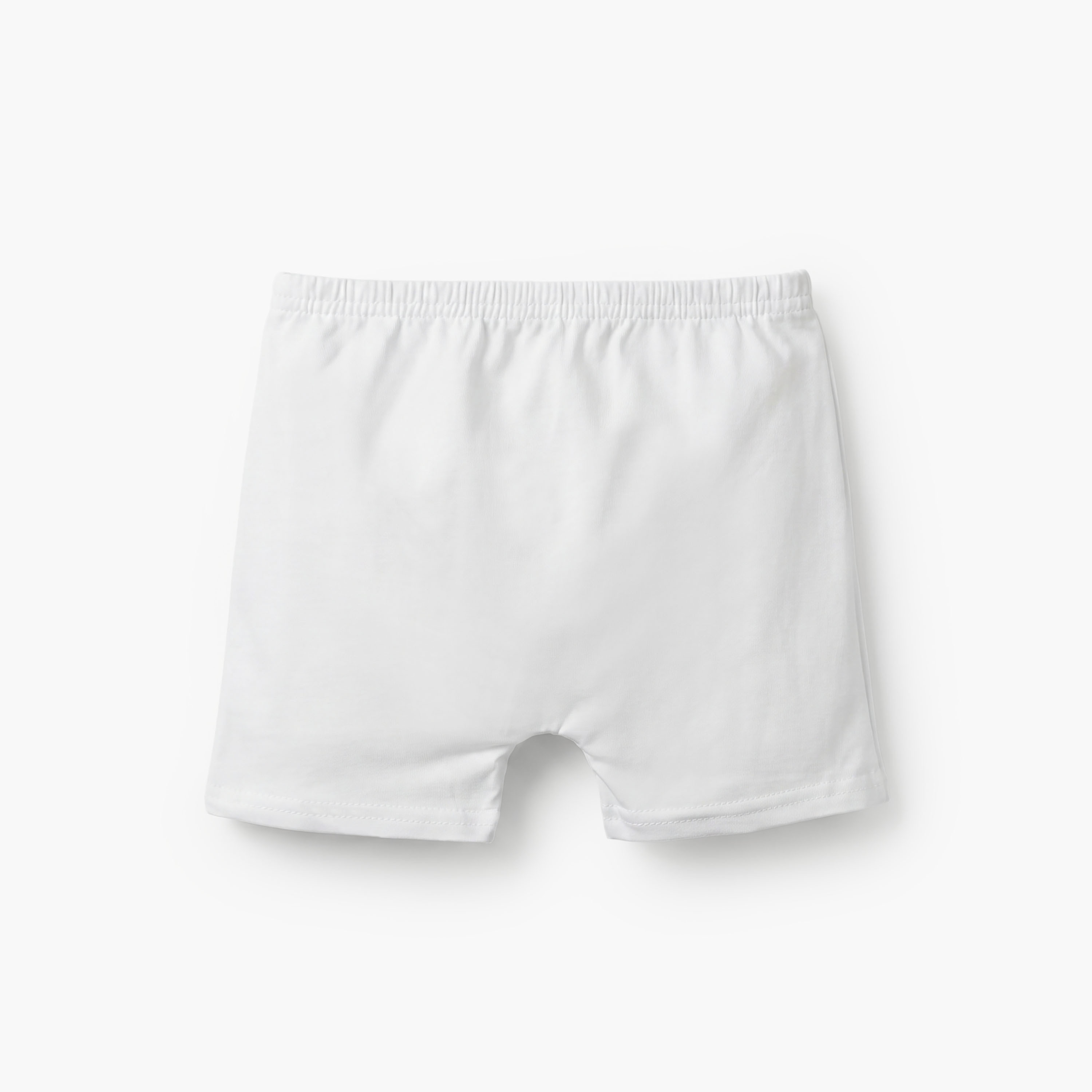Juniors Solid Boxers with Elasticised Waistband - Set of 5-boys-clothing-innerwear-boxersandbriefs-image-3