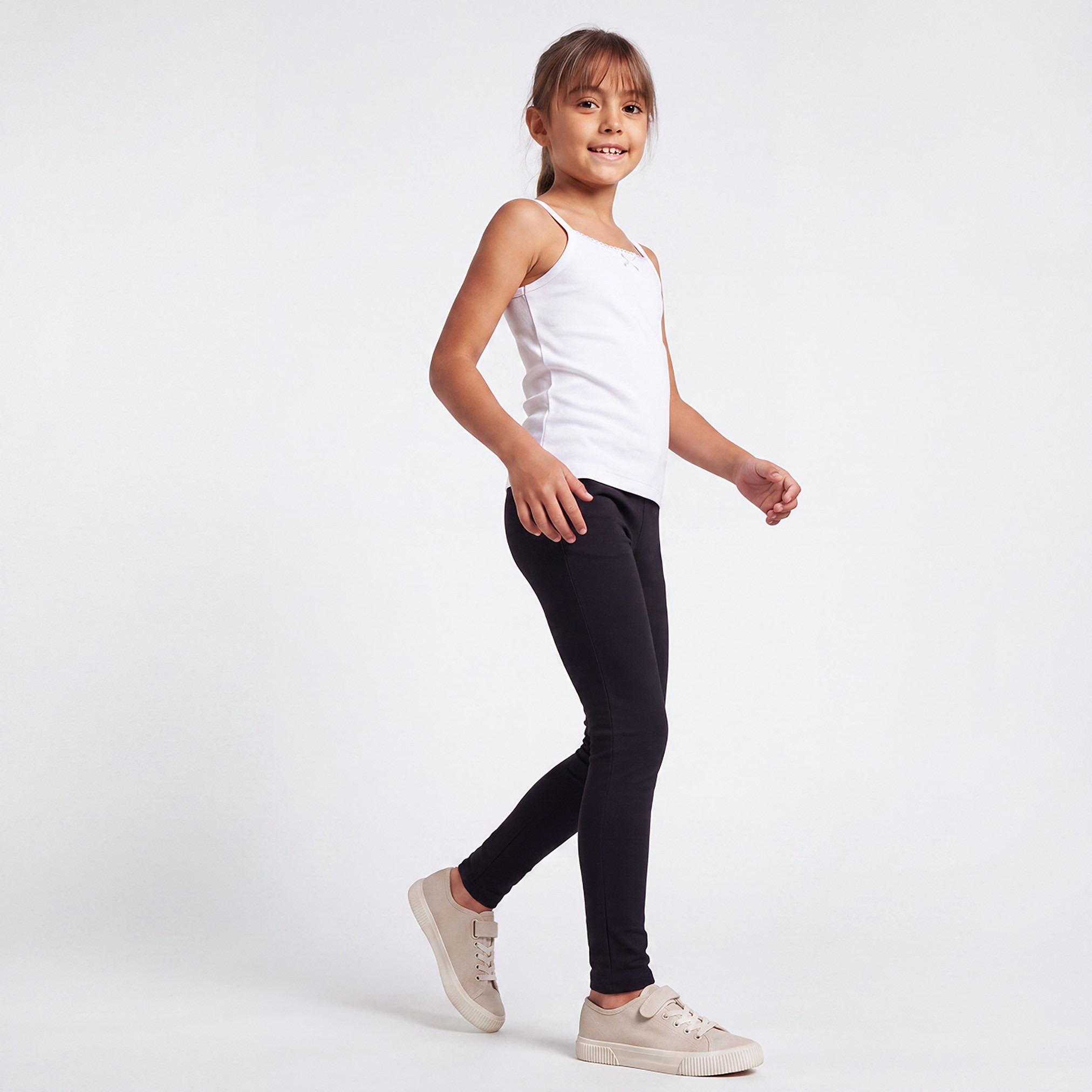 Juniors Solid Camisole with Spaghetti Straps - Set of 3-girls-clothing-innerwear-vests-image-7