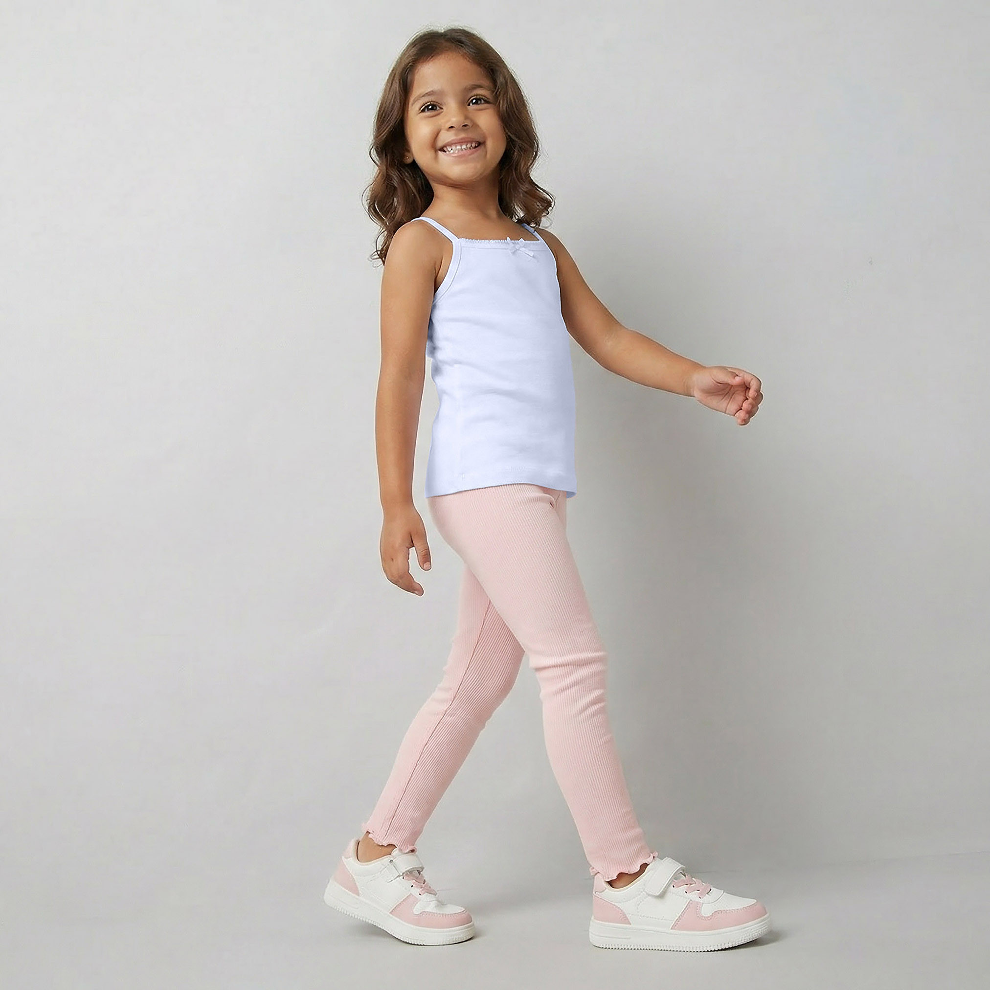 Pack of 3 Juniors Bow Detail Camisole with Spaghetti Straps-girls-clothing-innerwear-vests-image-5