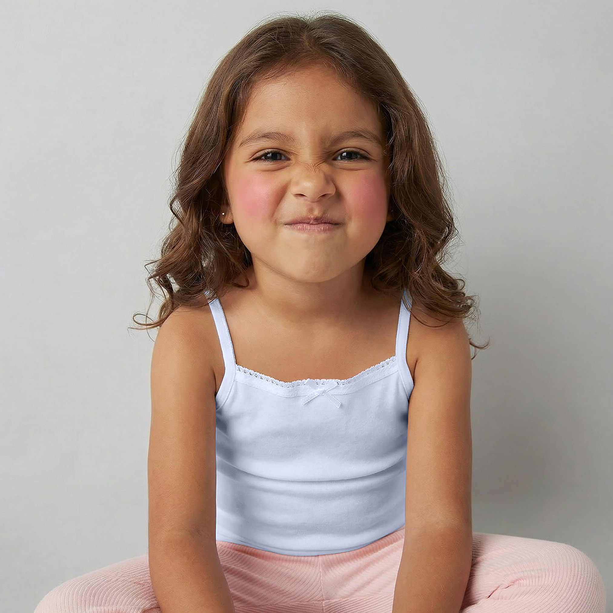 Pack of 3 Juniors Bow Detail Camisole with Spaghetti Straps-girls-clothing-innerwear-vests-image-6