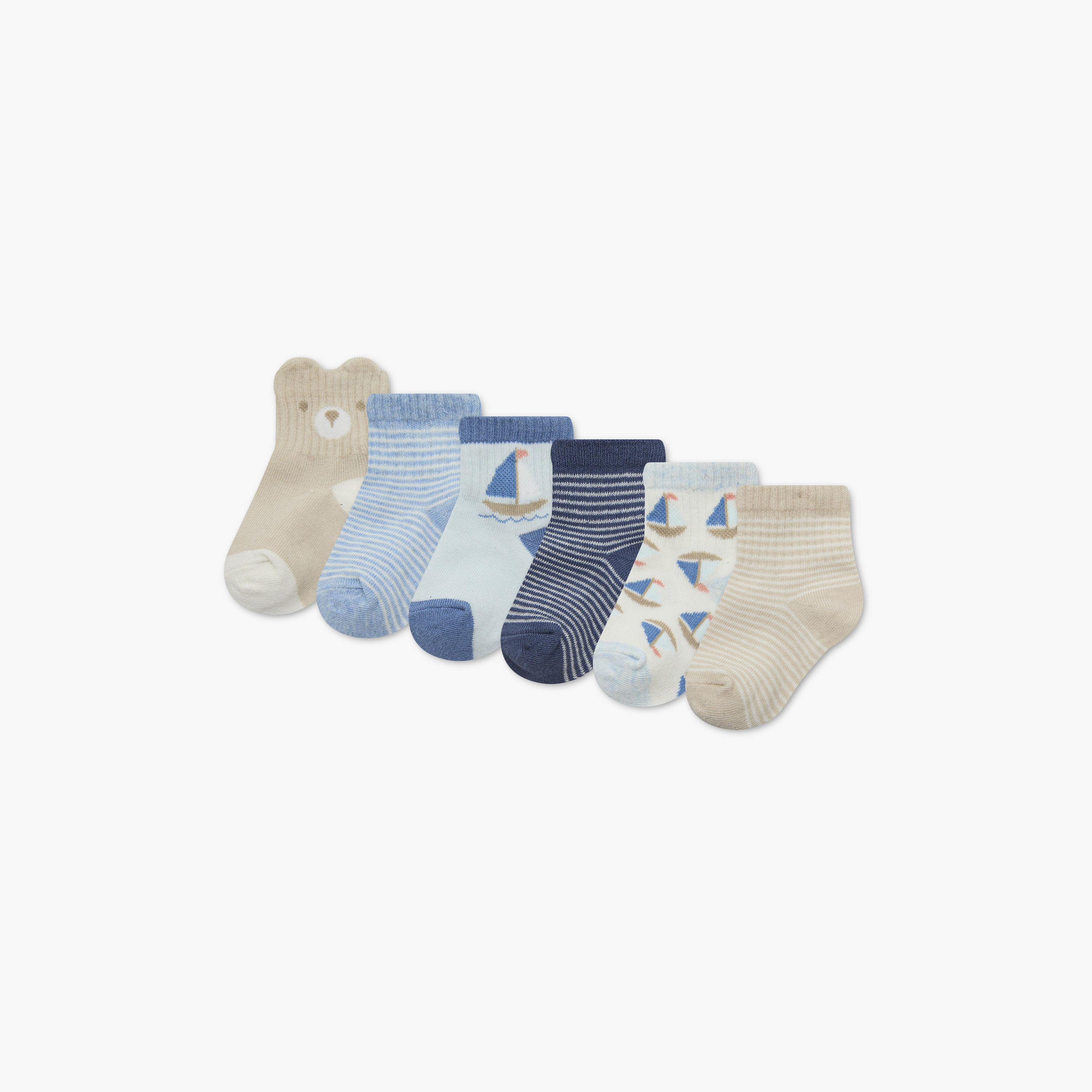طقم جوارب مطبوعة (6 أزواج) من هاجيز-baby-boys-clothing-bodysuits-image-3