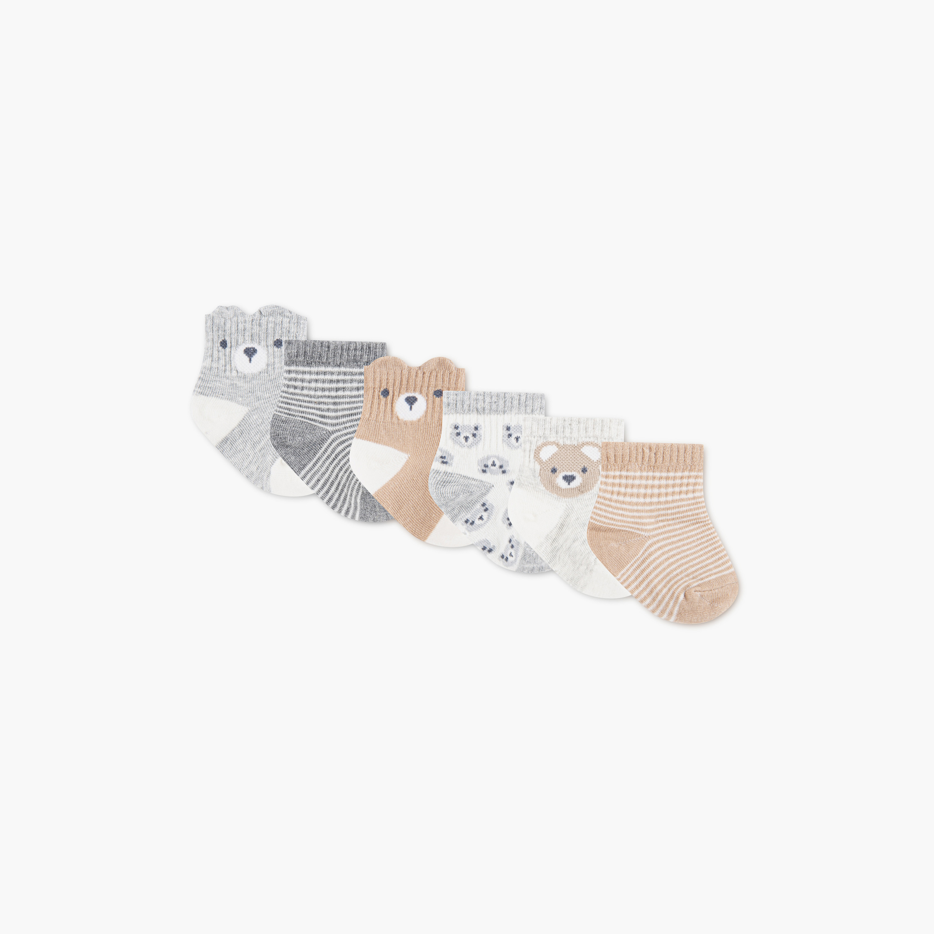 طقم جوارب مطبوعة (6 أزواج) من هاجيز-baby-boys-clothing-bodysuits-image-1