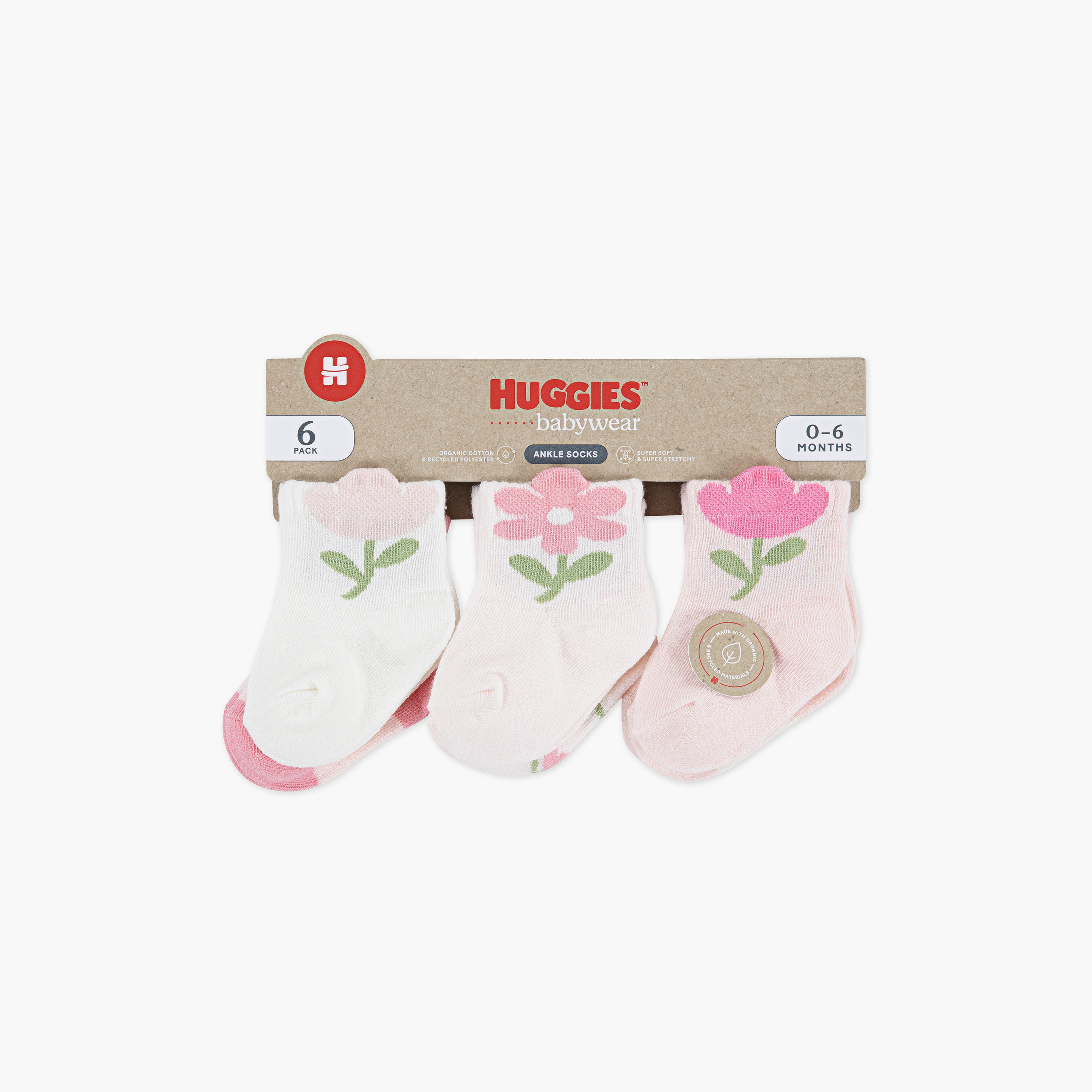 Huggies 6-Pairs Printed Socks-baby-girls-clothing-bodysuits-image-2