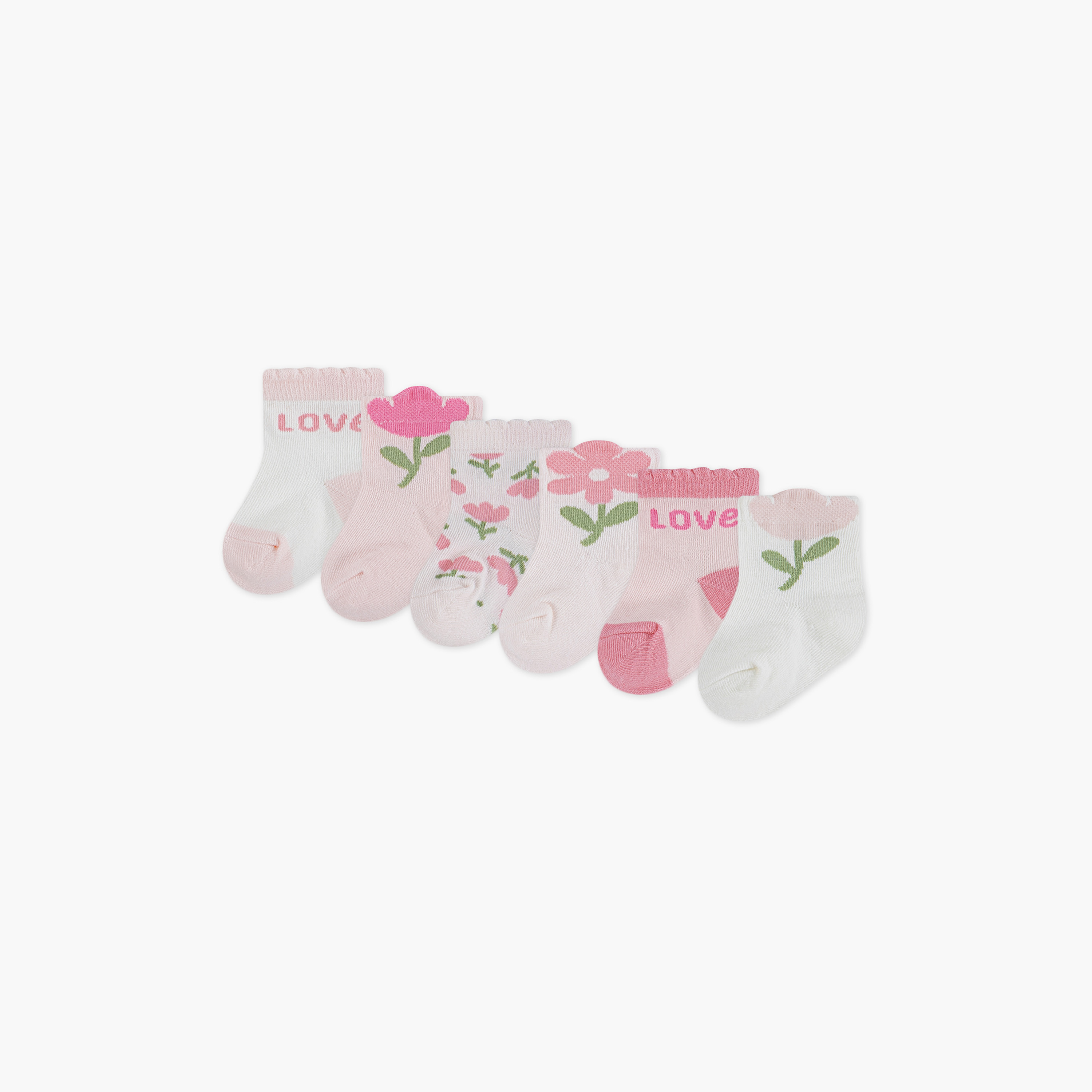 Huggies 6-Pairs Printed Socks-baby-girls-clothing-bodysuits-image-3